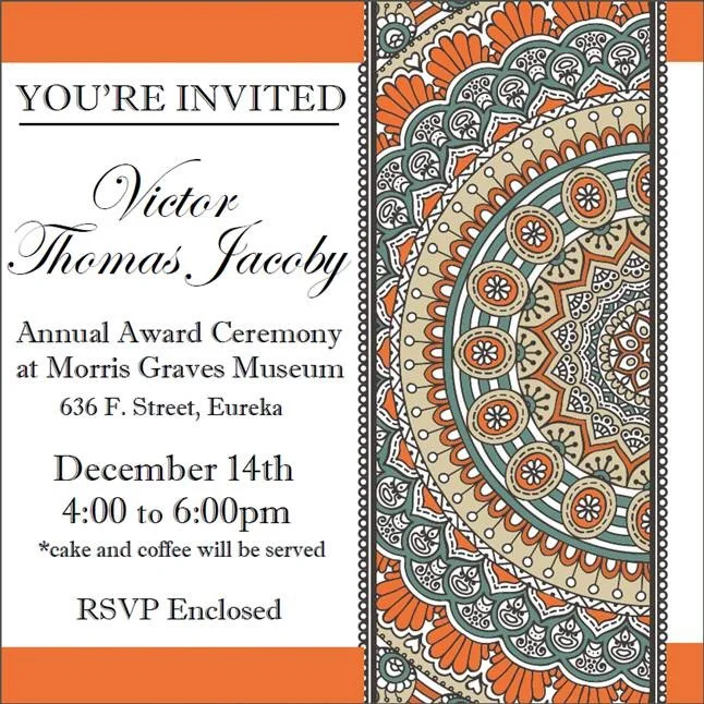 If you are in Eureka tomorrow please come by.