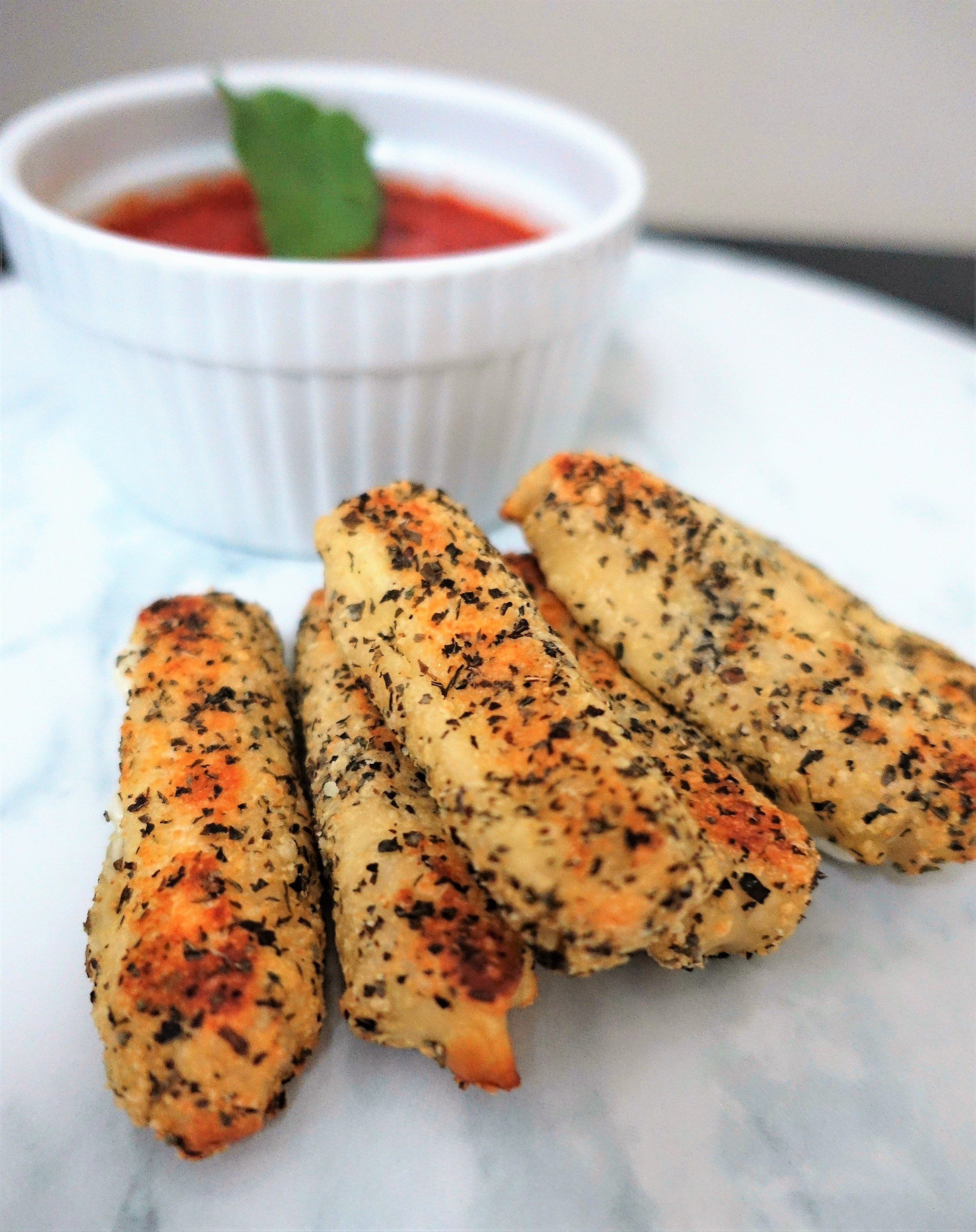 Baked Wonton Mozzarella Sticks Metanoia Living