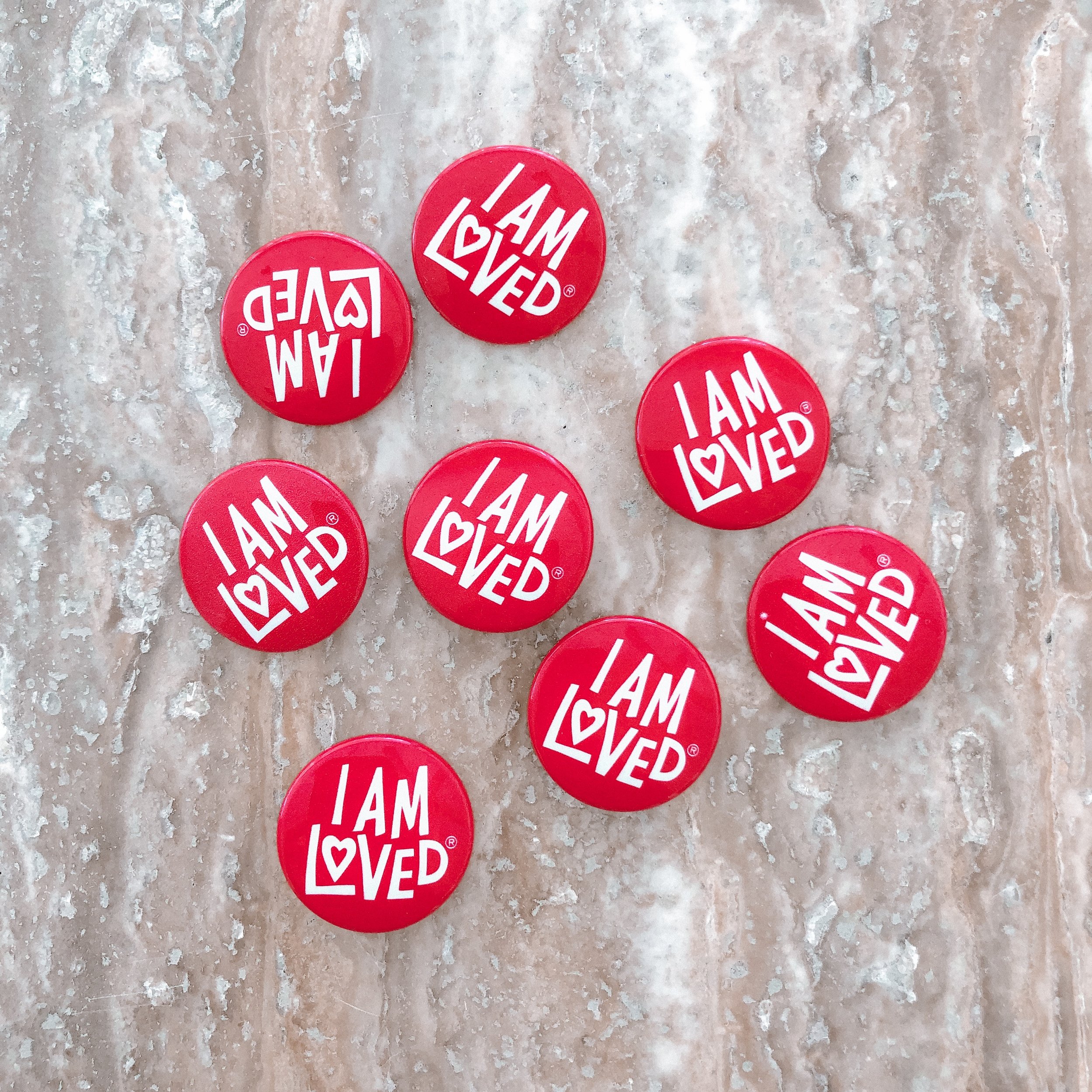 Collectible Helzberg Diamonds 2018 I AM LOVED Button PIN I Said Yes 