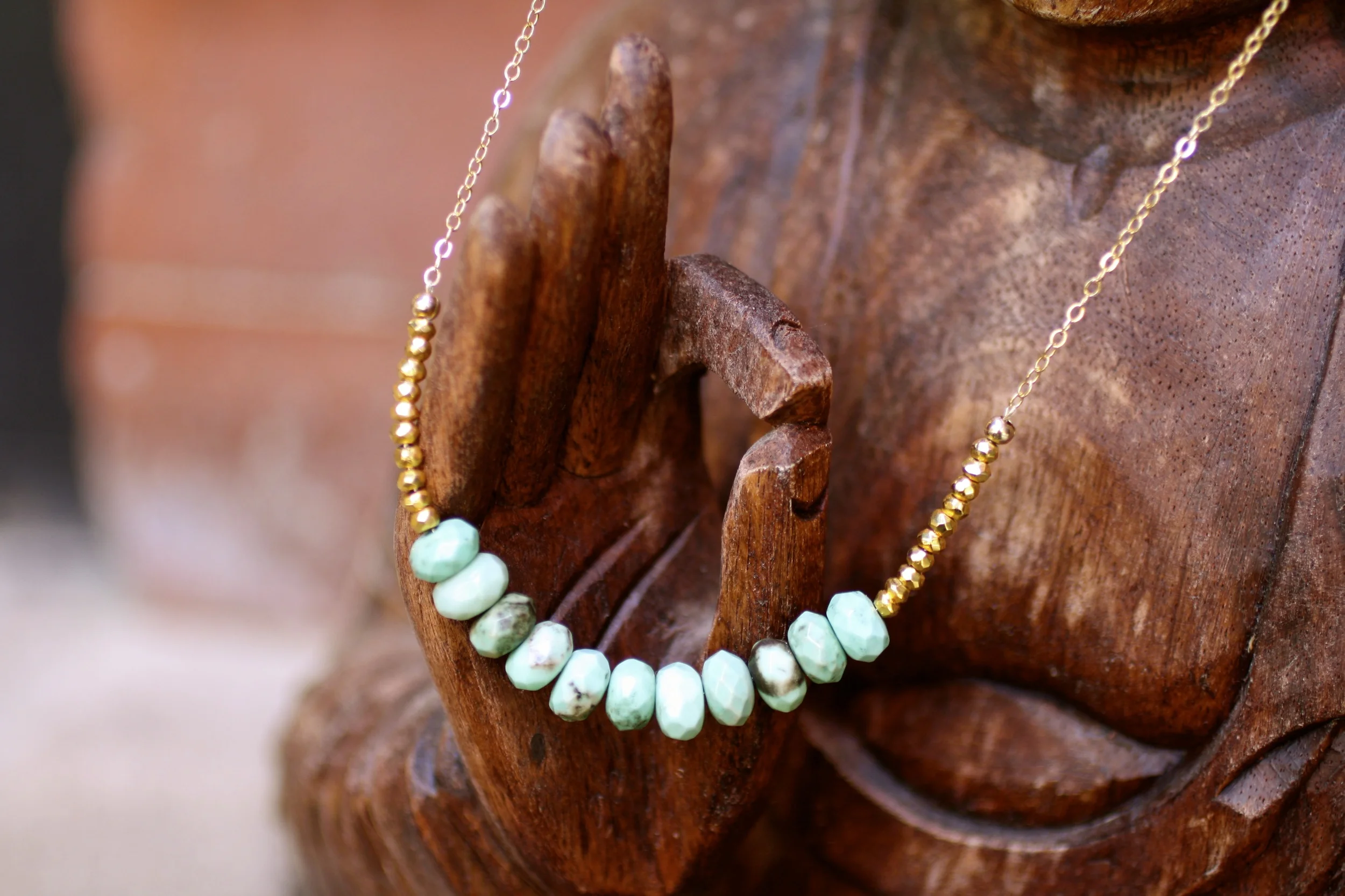 Chrysoprase "Across the Universe" Necklace