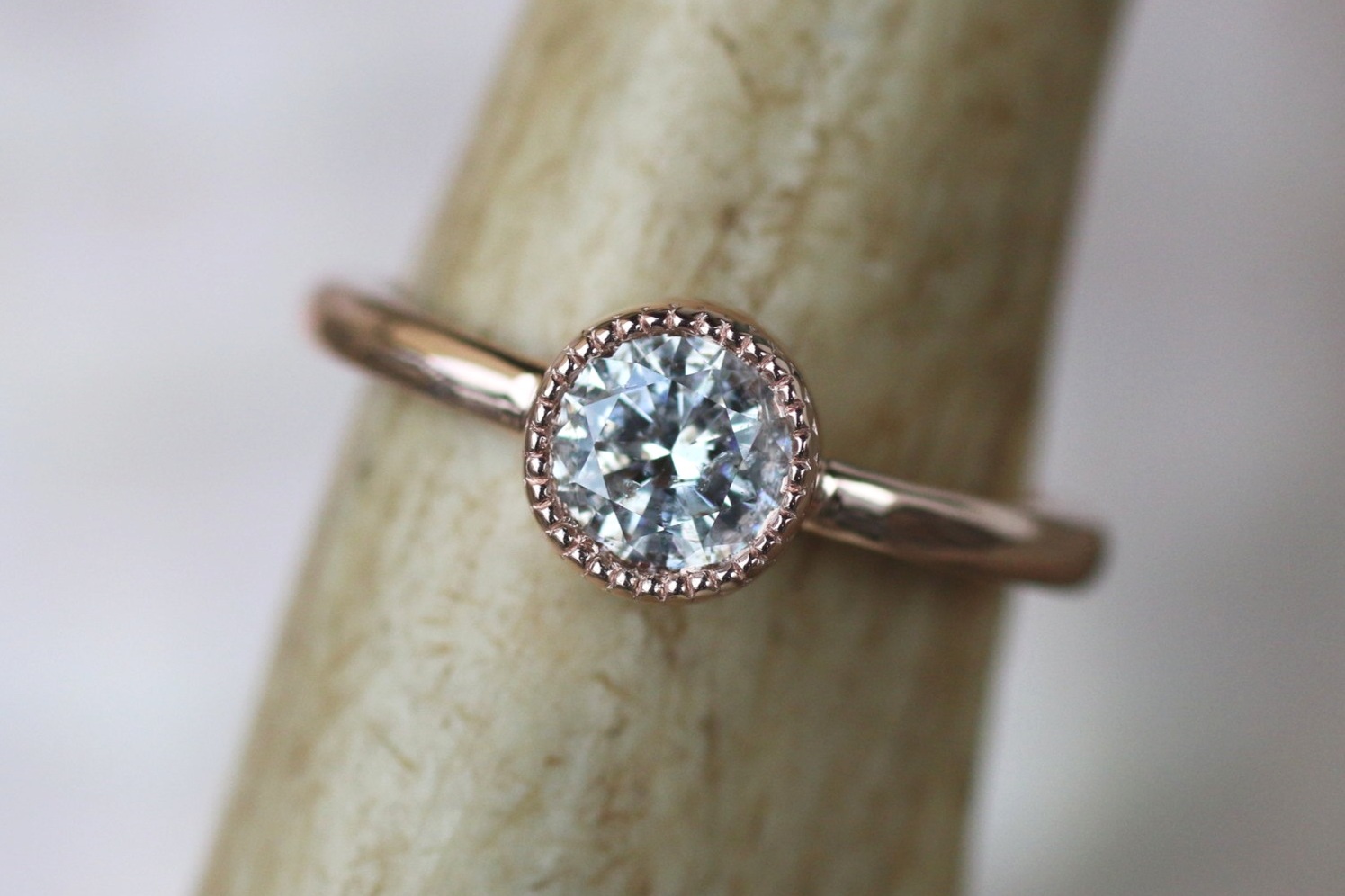 14k Rose Gold Millsgrain Bezel Ring-2.JPG