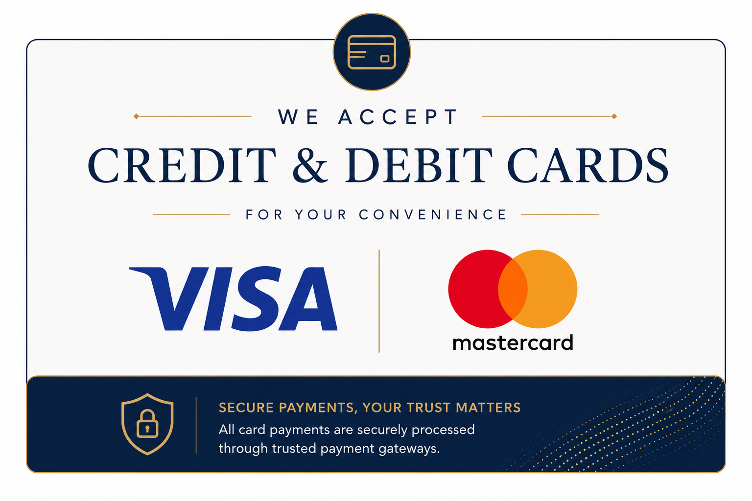 Visa Mastercard