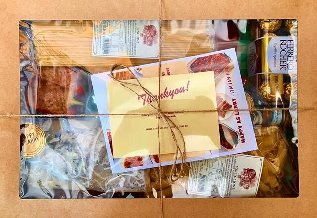 The perfect gift for any celebration delivered to your door! We have a wide range of hampers to suit any occasion simply visit www.happyaslarrysydney.com.au to place your order and we will do the rest! 
#italianhampers