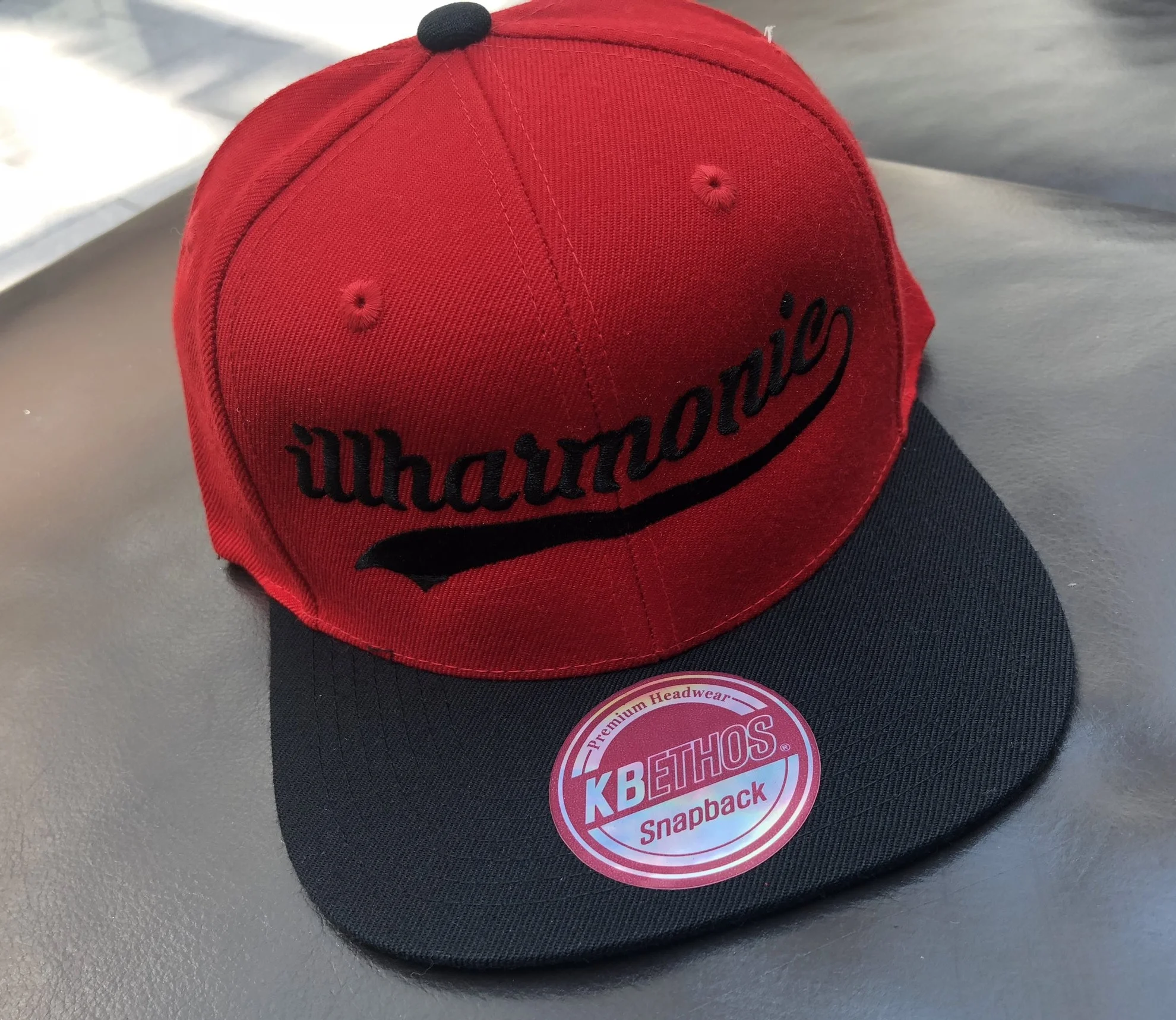 Illharmonic Two-Tone Signature Snapback (Red with Black)