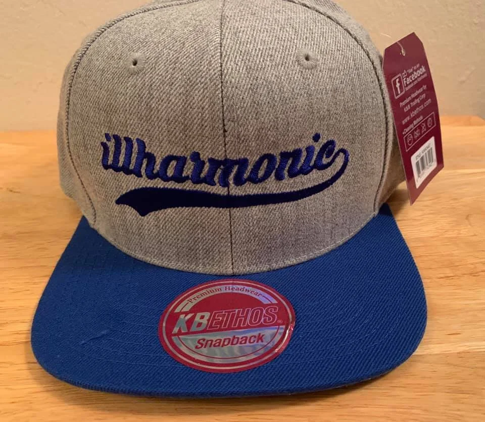 Illharmonic Two-Tone Signature Snapback (Grey with Royale)
