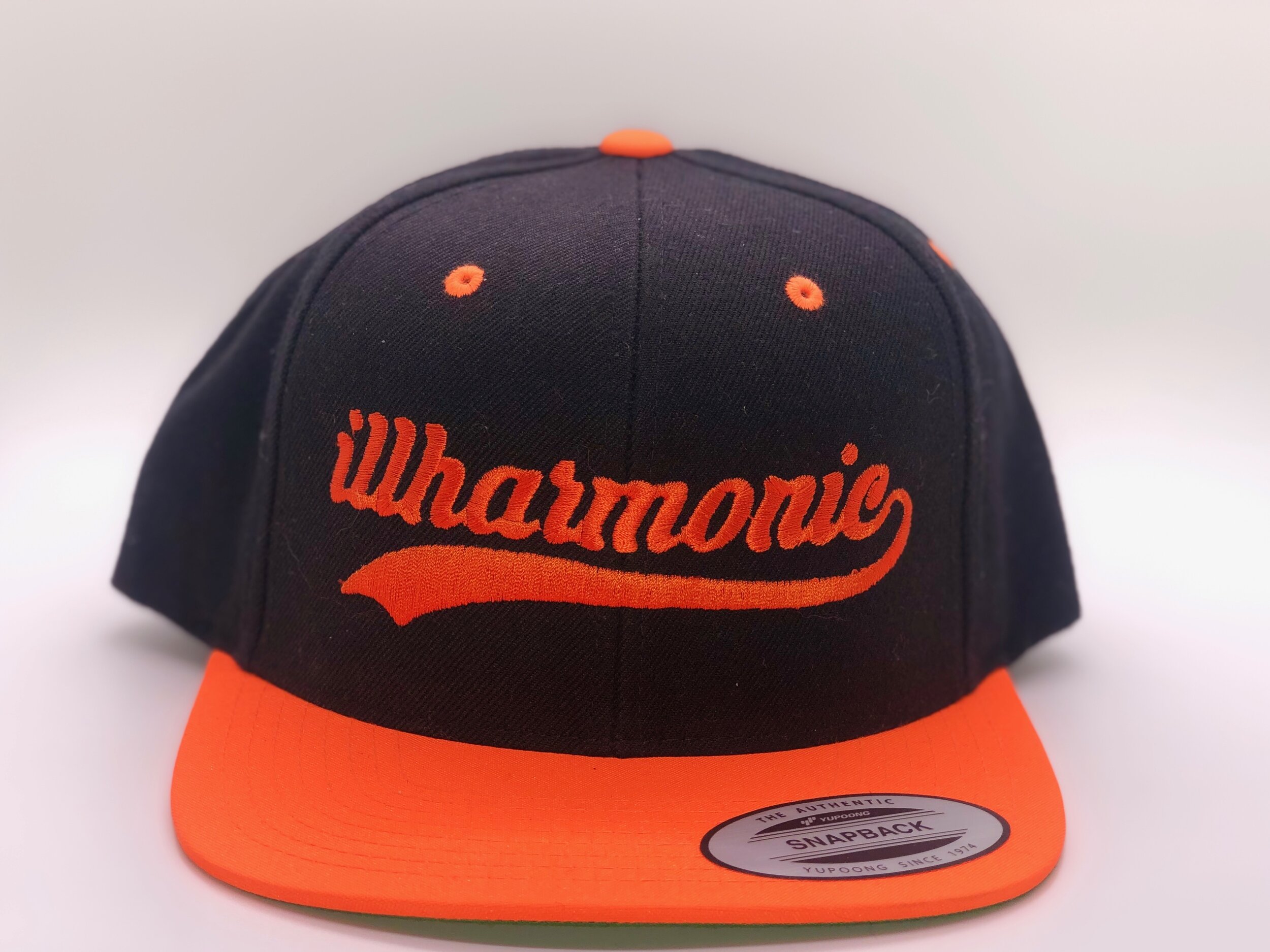ILLHARMONIC TWO-TONE SIGNATURE SNAPBACK (BLACK WITH ORANGE)