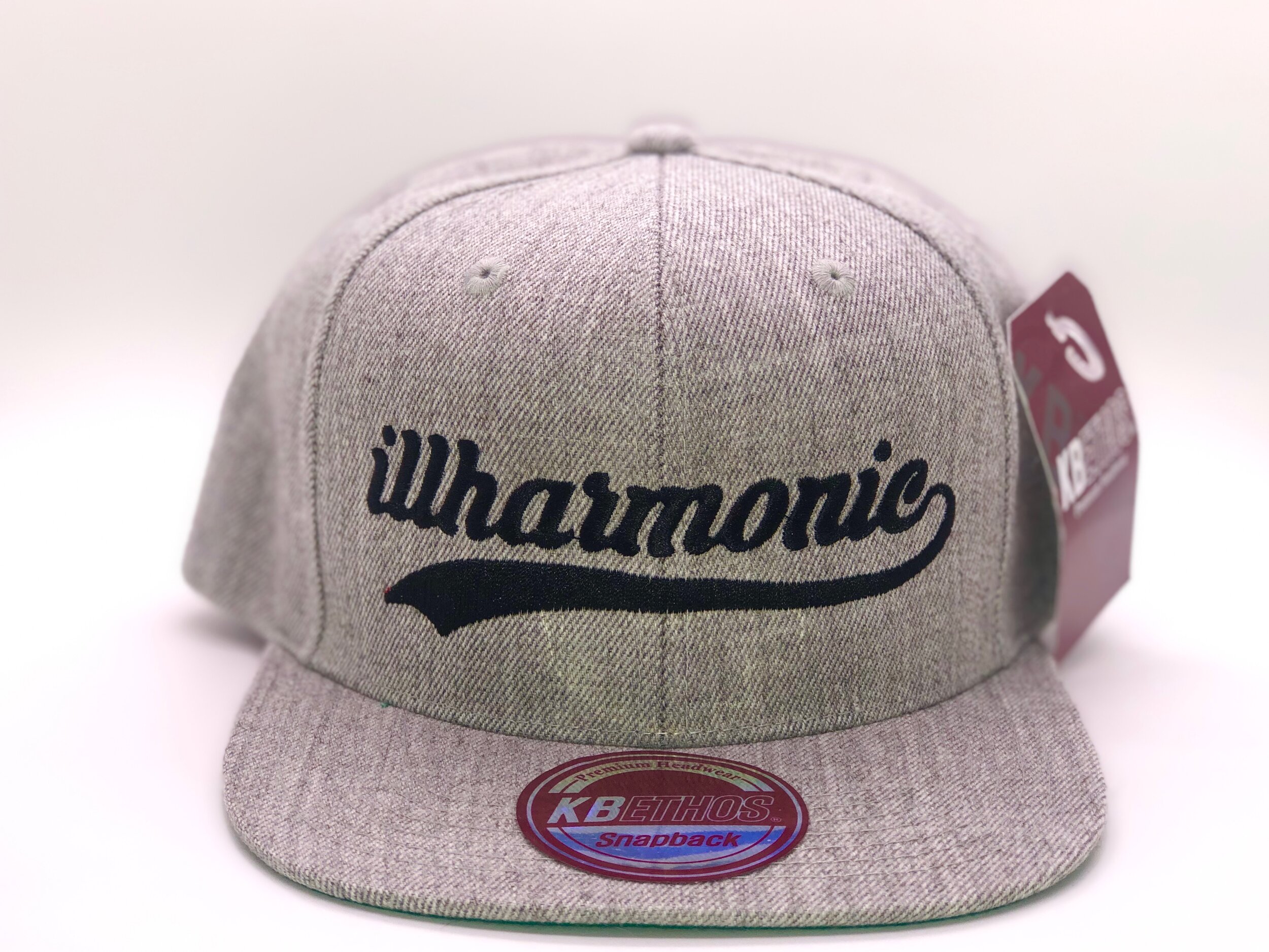 ILLHARMONIC SIGNATURE SNAPBACK (GREY WITH BLACK)