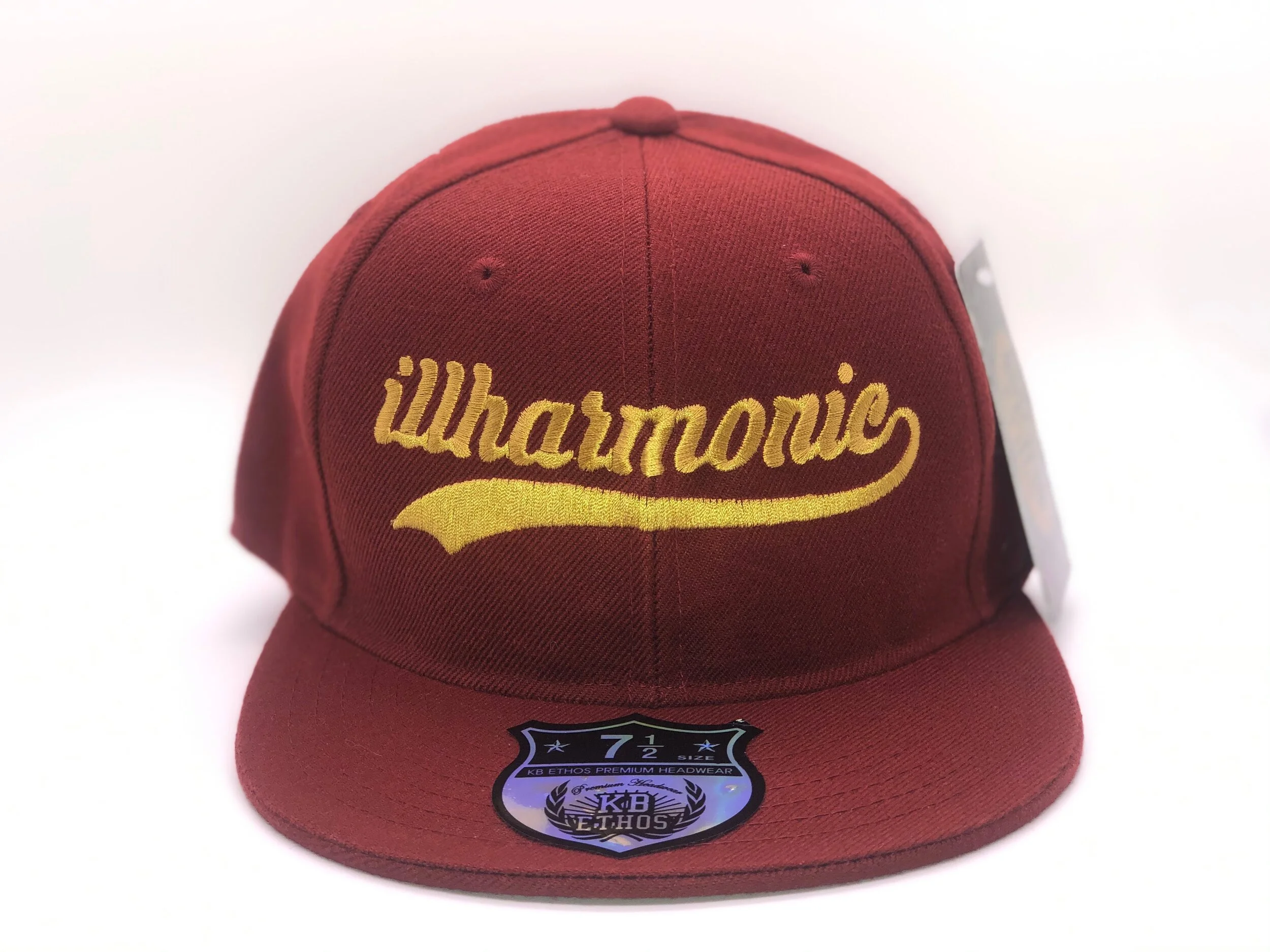 Illharmonic Signature Fitted (Burgundy with Gold)