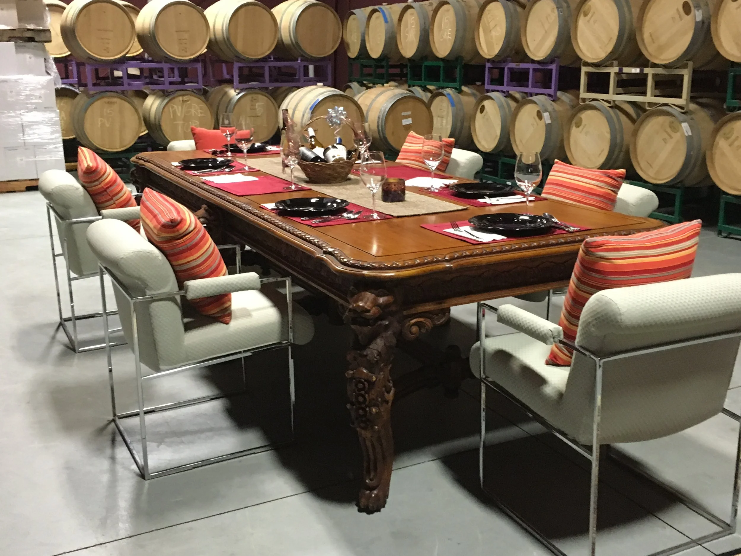 The Barrel Room — Four Sisters Ranch Vineyards & Winery