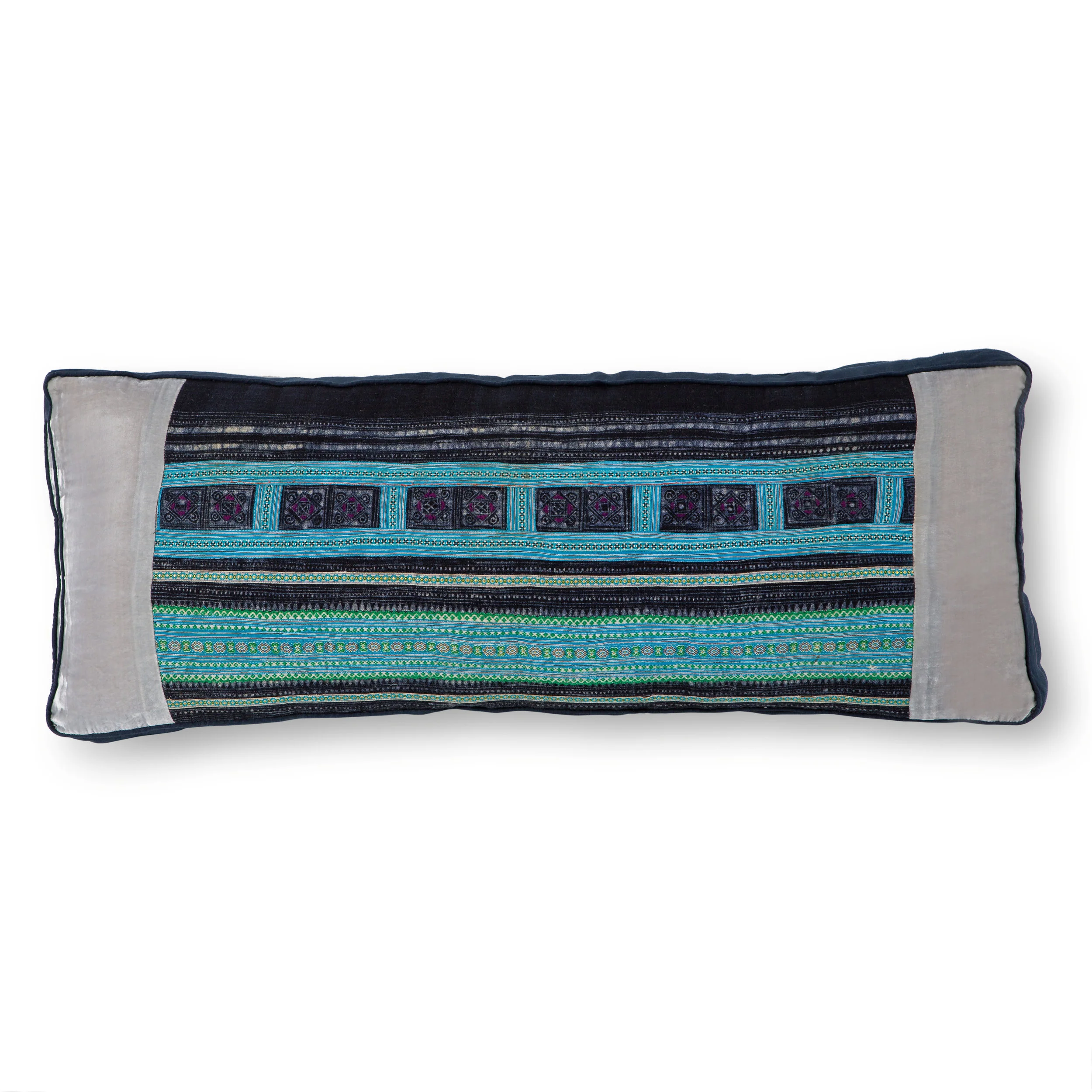Vintage Indigo Bolster