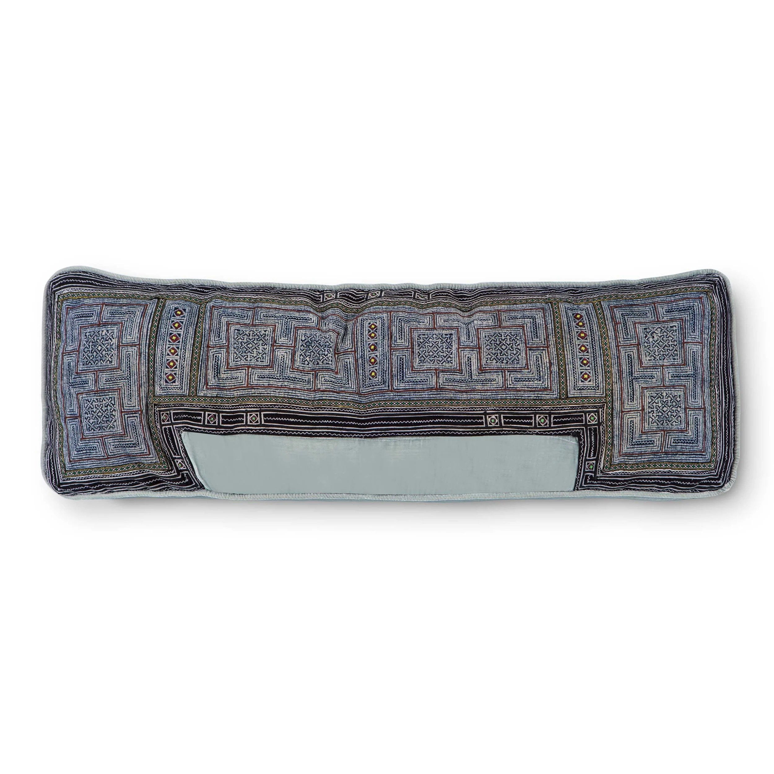 Prayer Bolster Sky Blue 04 - Vintage