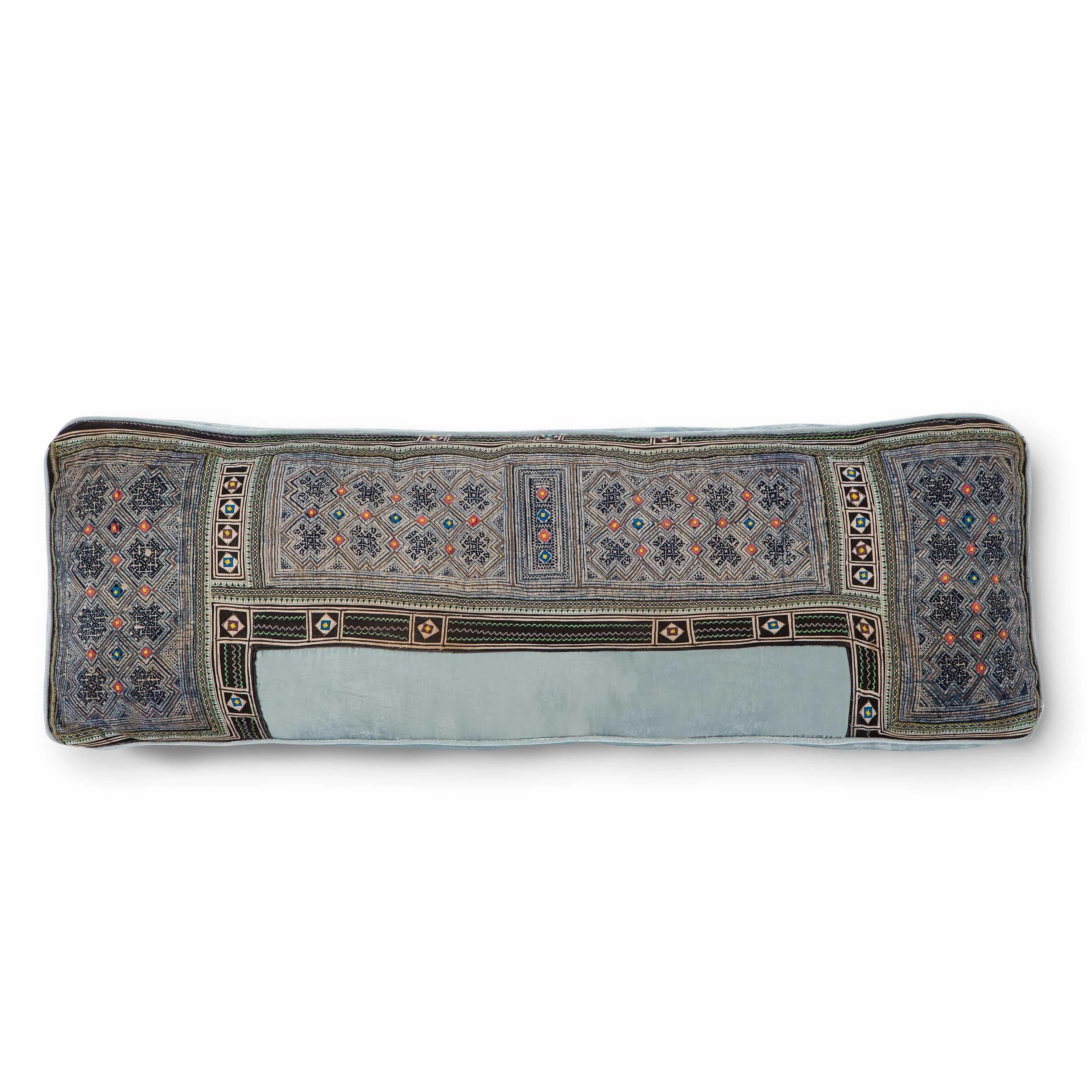 Prayer Bolster Sky Blue 03 - Vintage