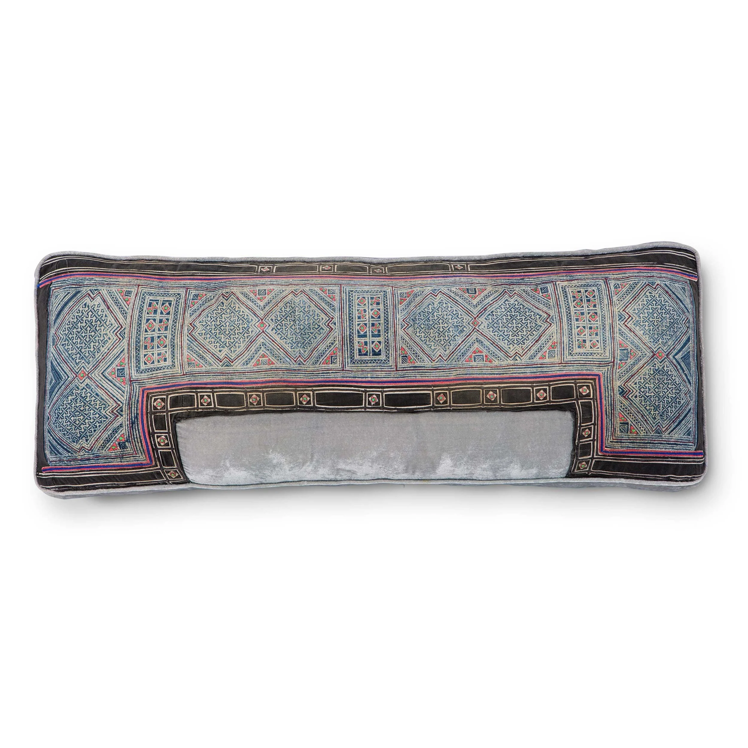 Prayer Bolster Grey/Blue 02 - Vintage