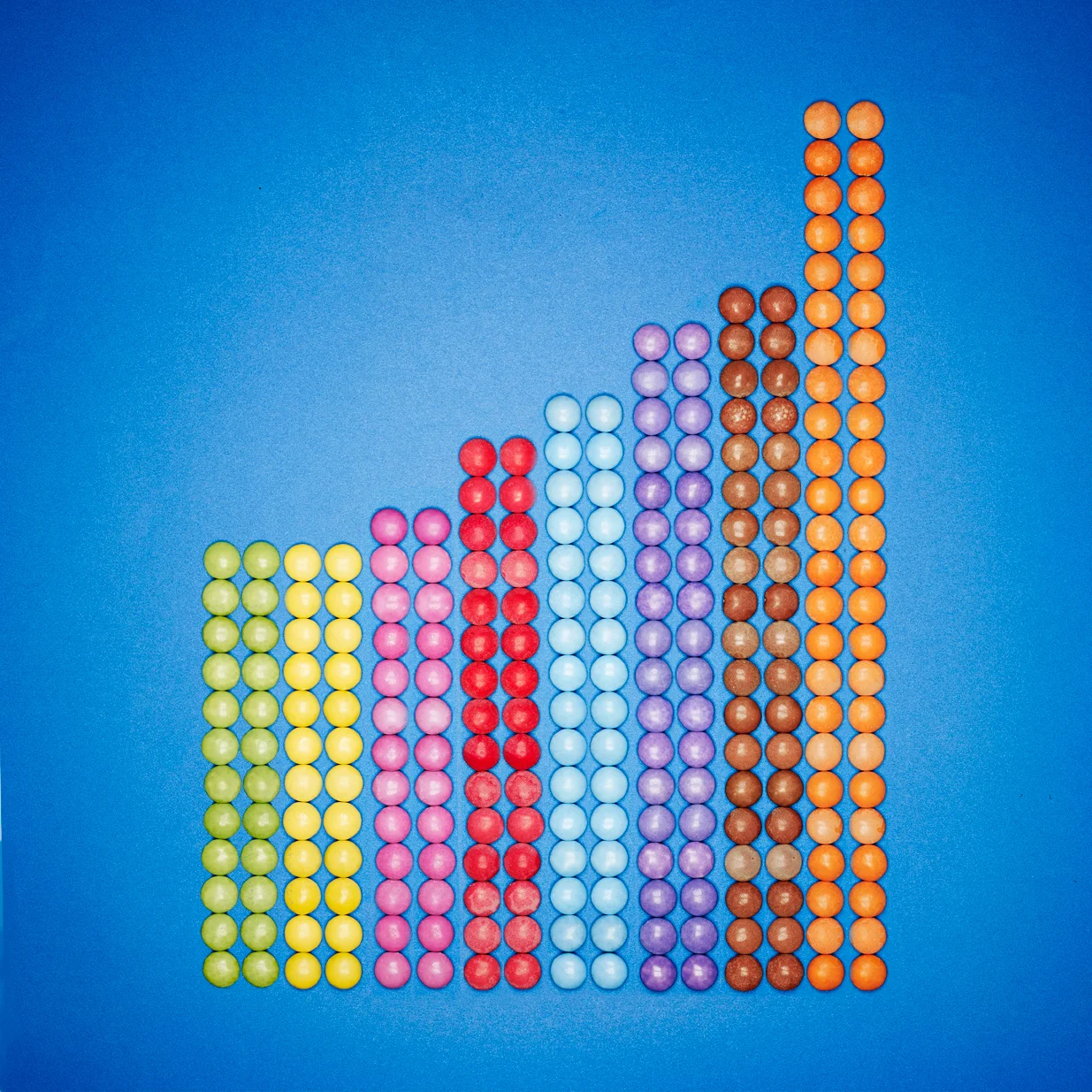 Smarties:&nbsp;Orange 18.60% / Brown 14.72% / Purple 13.95% /&nbsp;Blue 12.40% / Red 11.62% /&nbsp;Pink 10.07% / Yellow 9.30% / Green 9.30%.&nbsp;(4 x 43g)&nbsp;