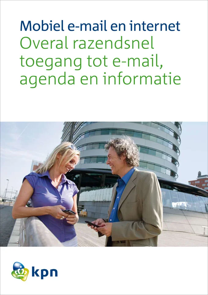Vormvijf: Fotografie voor brochure's KPN mobiel zakelijk