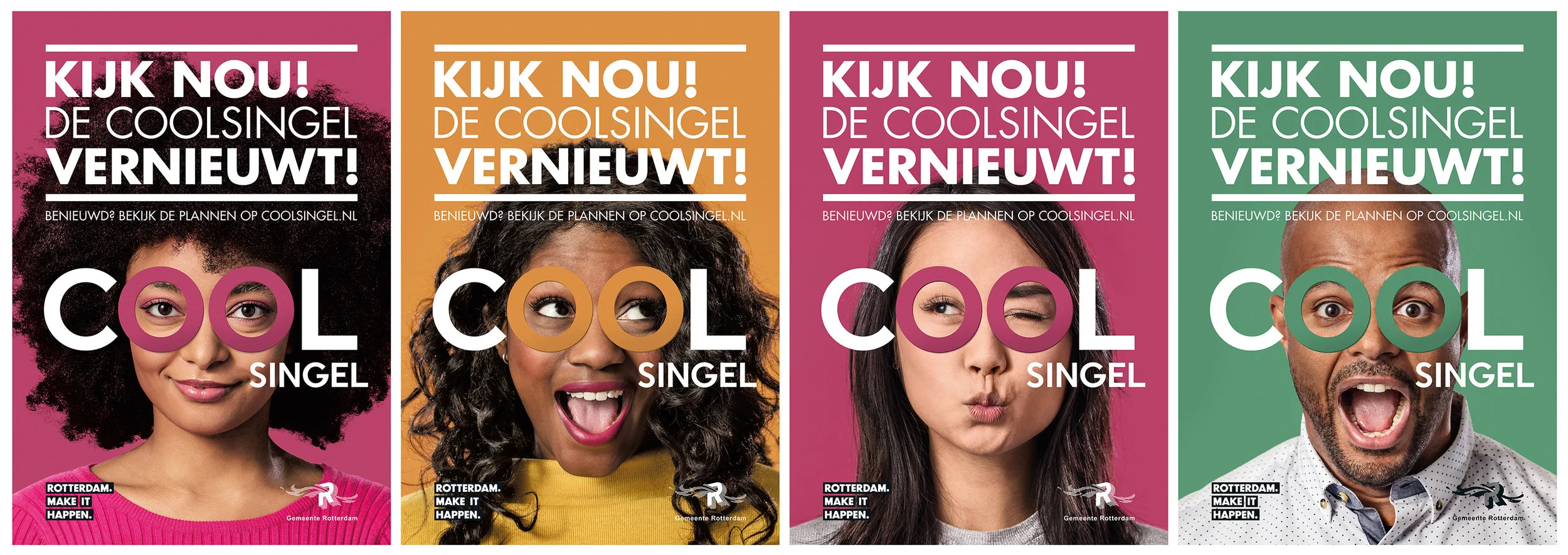0to9: Campagne voor 'De Coolsingel vernieuwt!'.