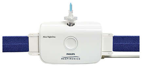 The Alice NightOne home sleep testing (HST) device. Pricing: with NJRA Contract $299 per study without NJRA Contract $399 per study Patients requiring continuous oxygen during the study are subject to an additional $50 fee.