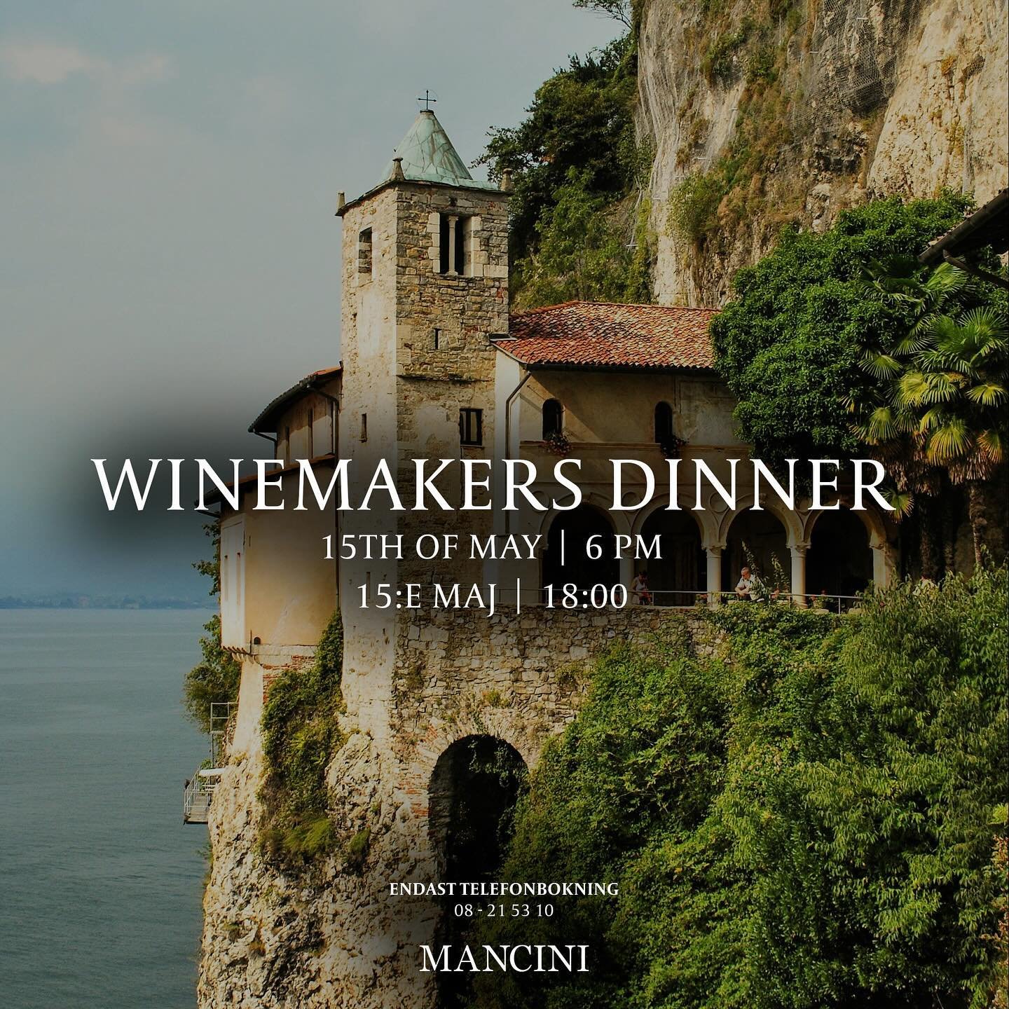On May 15 we would like to welcome you to a new Winemakers Dinner here at Mancini.🍴

In collaboration with Mancini, Codero di Montezemolo and wine producer Oenoforos, will present a menu based on the flavors and memories of beautiful Piemonte and It