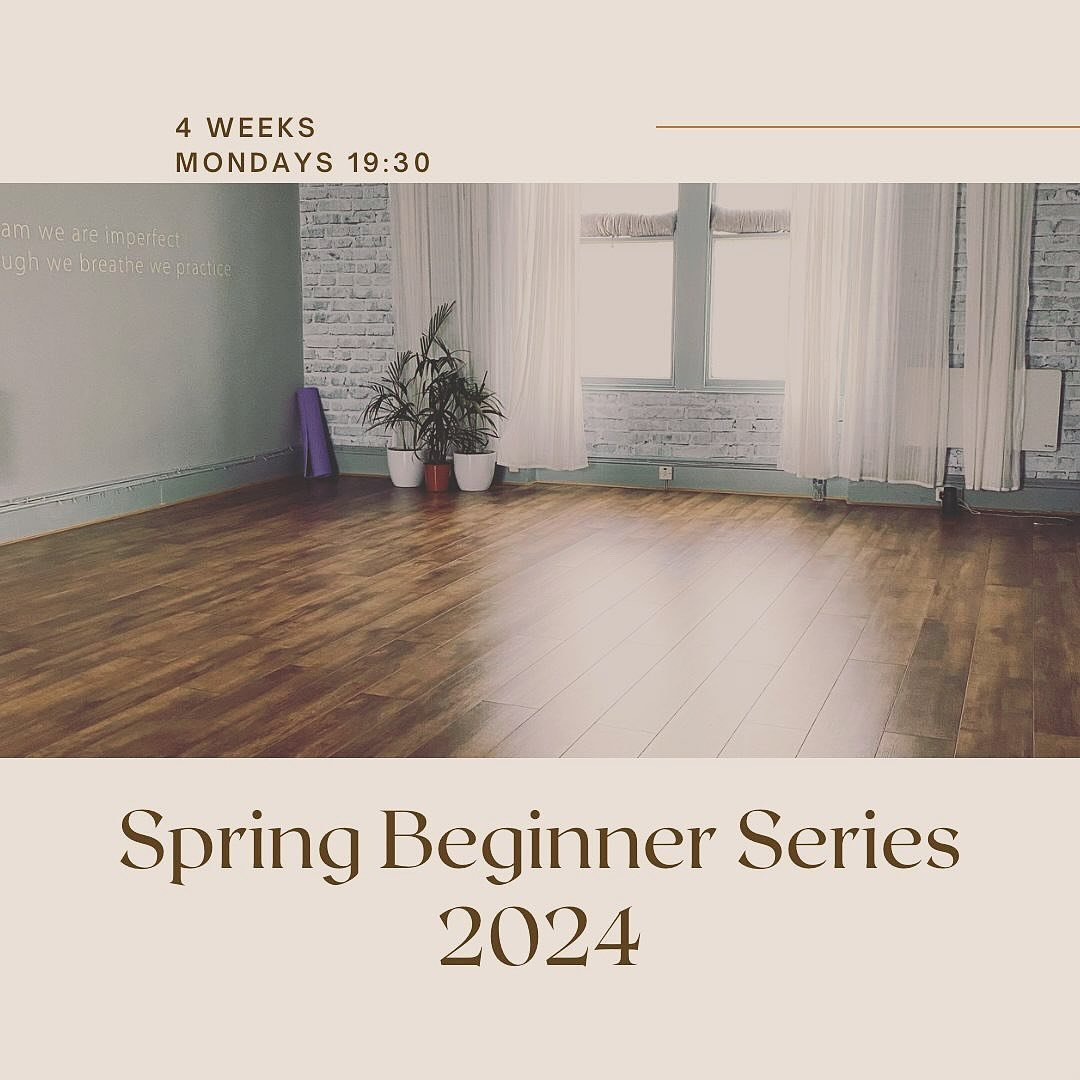 We&rsquo;ve just started our April Beginners Series and it&rsquo;s proved so popular we&rsquo;ll be doing it again in May!

Over 4 classes
May 13, 2024 19:30
May 20, 2024 19:30
May 27, 2024 19:30
June 3, 2024 19:30

In our 4 week Introduction to Yoga