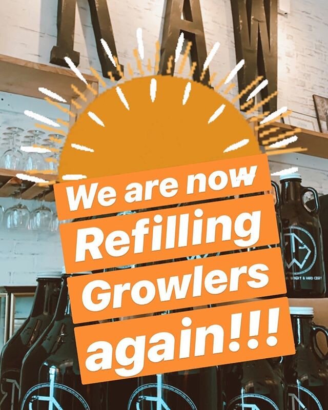 We are now re-filling growlers also. Call today for curbside pick up 570. 350. 2697 to place your order. You asked for a pi&ntilde;a colada to come back and here it is! Since we can&rsquo;t go to the beach we&rsquo;re bringing the beach to you.