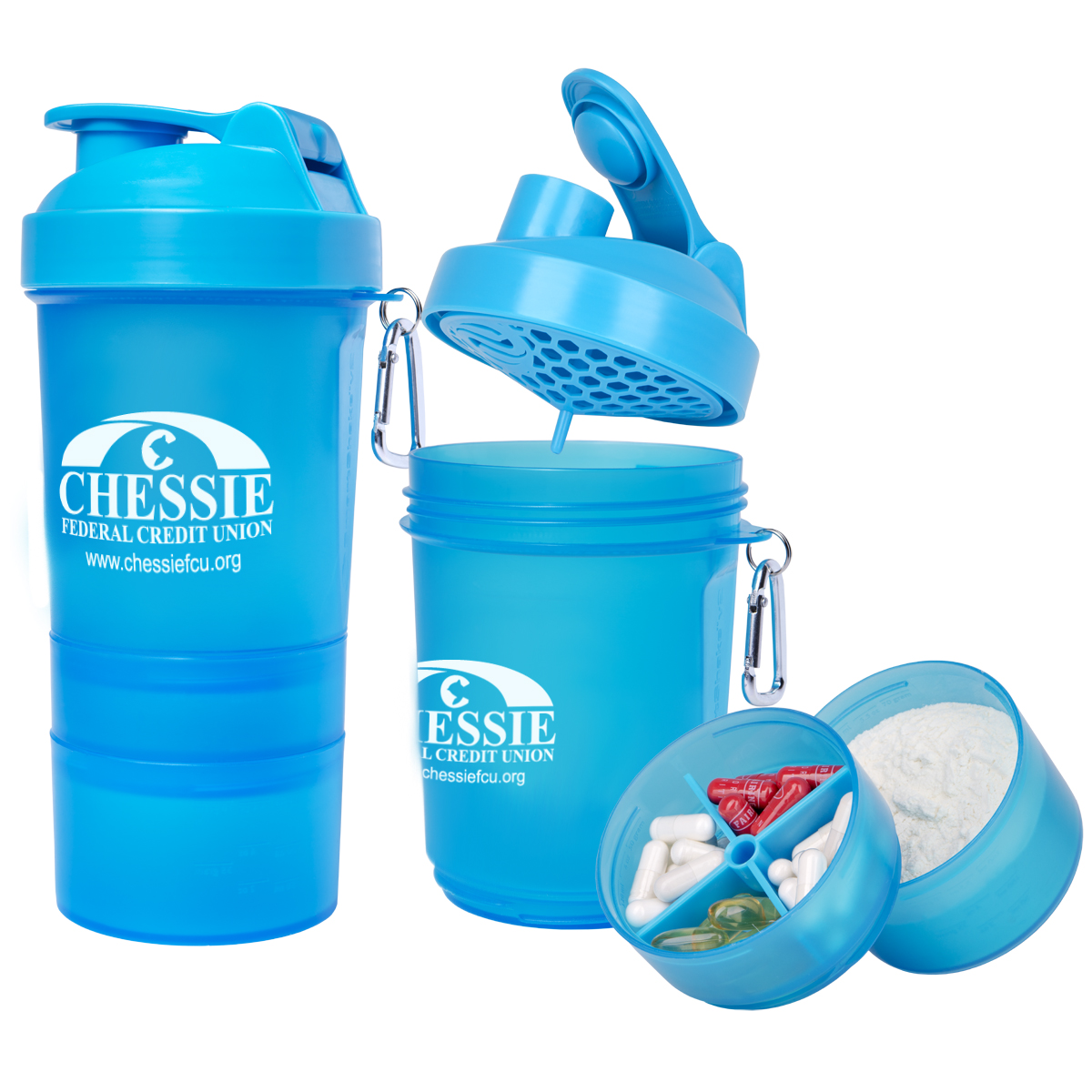 SmartShake Original Compartment Fitness Shaker