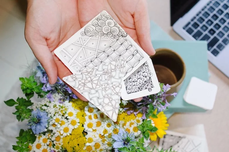 Beginning Zentangle Drawing Morning Series