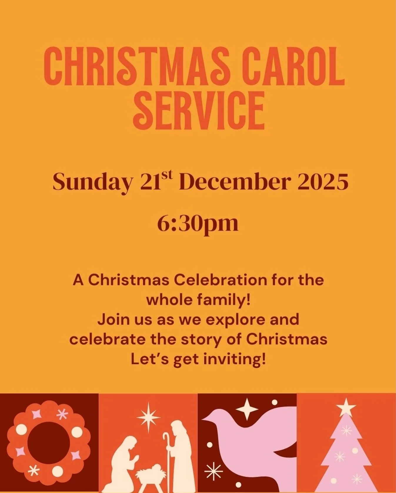 🎶🔔 Beersbridge Elim Carol Service 🎶🔔
Join us on Sunday night for our Christmas Carol service. We would love to see you there as we celebrate the birth of our Lord Jesus Christ. ⭐️ Everyone is SO welcome, we would love to see you!