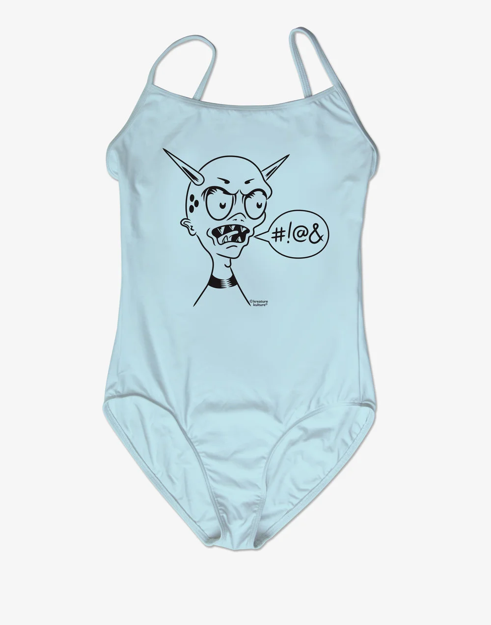 P.O. Alienz Lt Blue Camisole Leotard