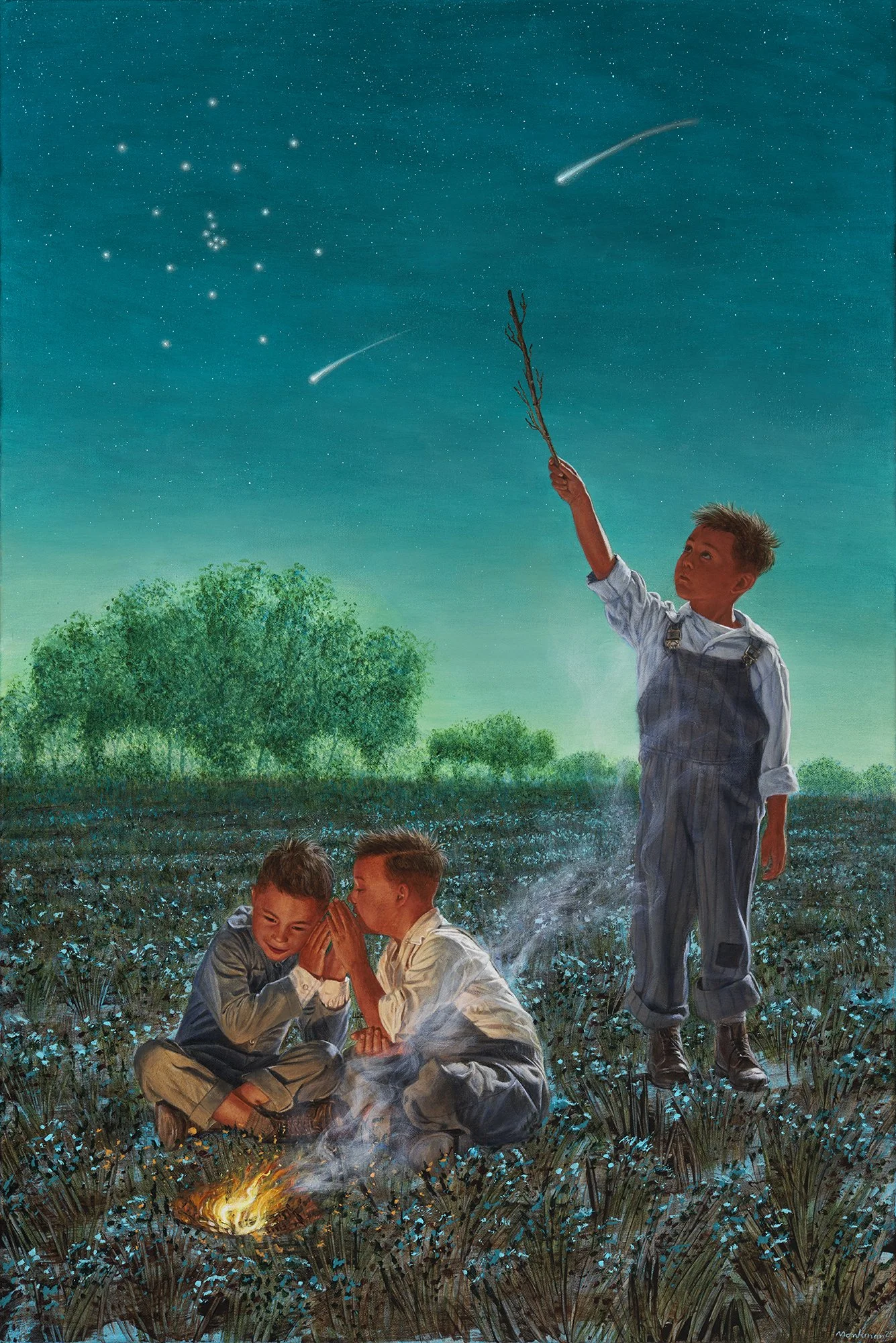 Study for acâhkos kâ-osôsit (Comet)