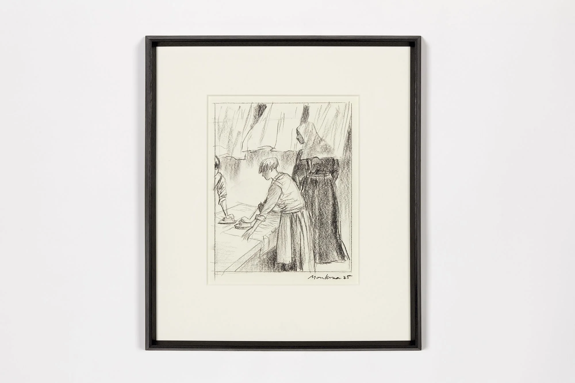 Charcoal Study for The Laundress (Breeze)