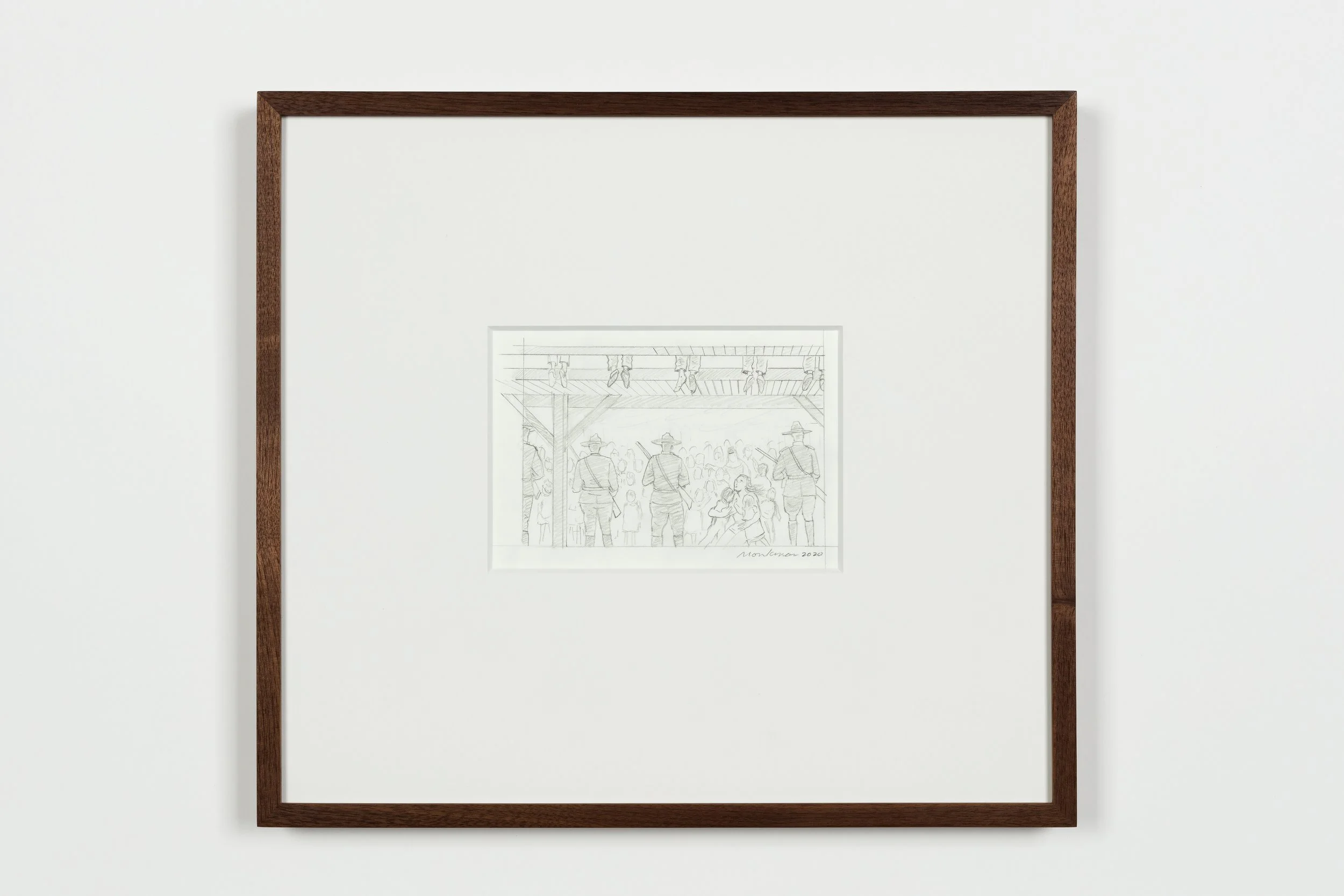 Preparatory Drawing for The Going Away Song (With maskinawak)
