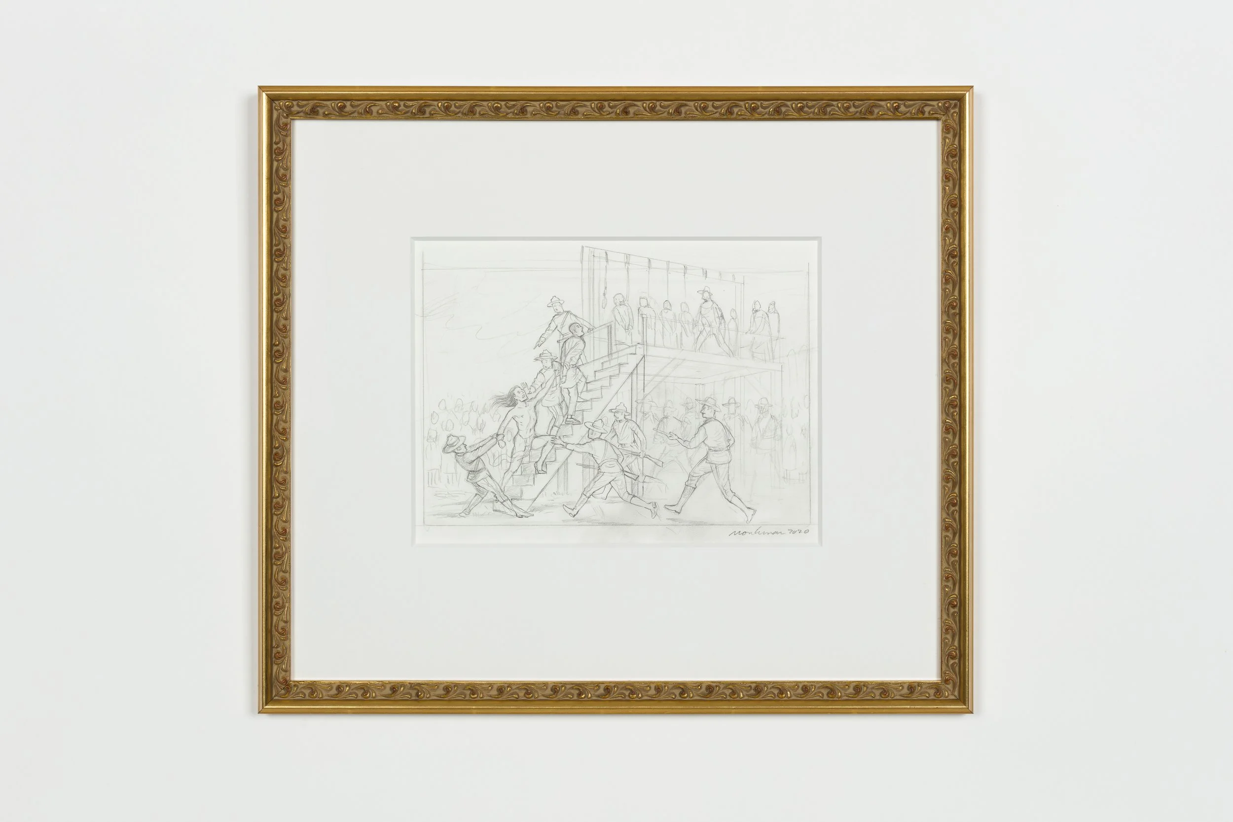 Preparatory Drawing for Battleford Hanging