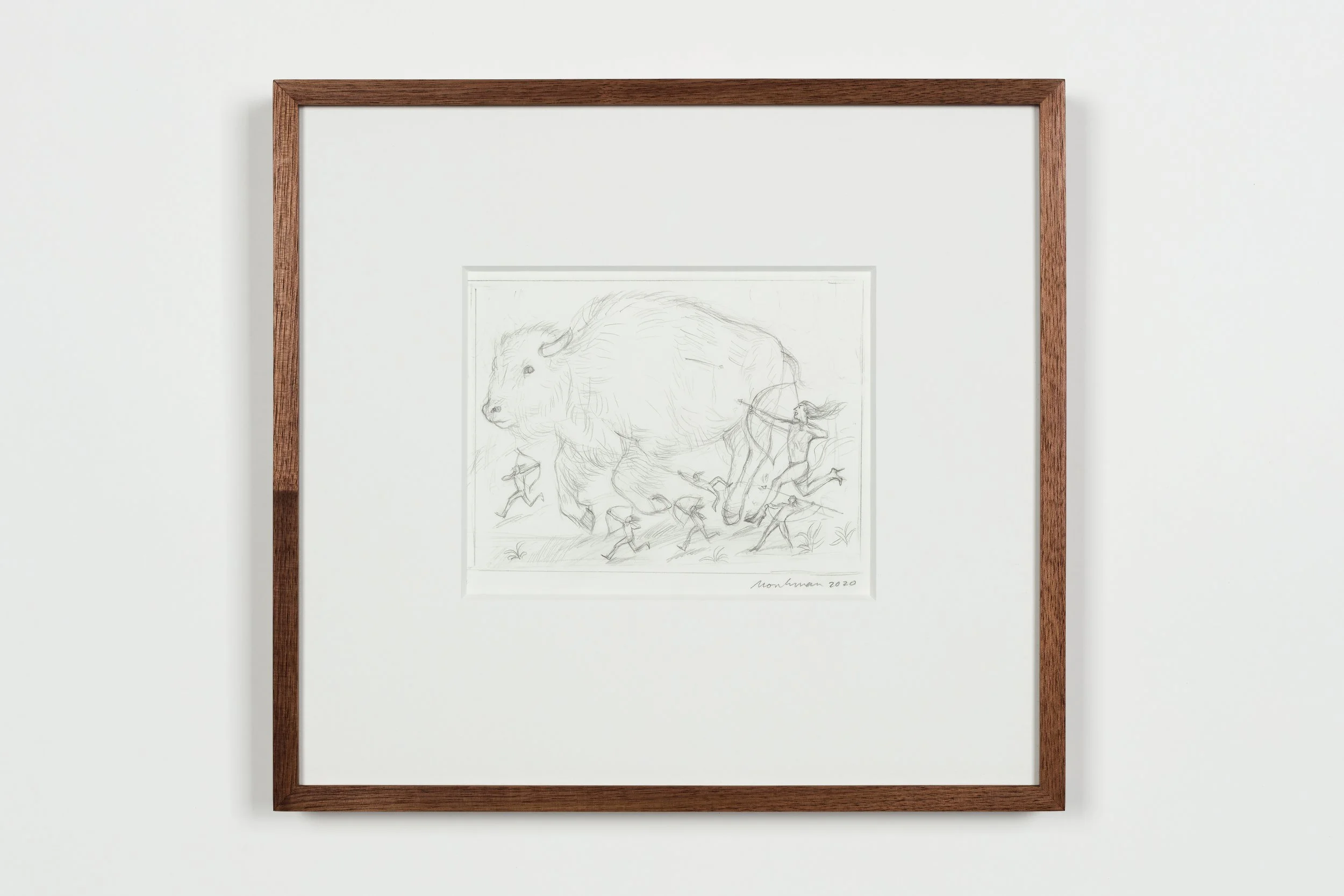 Preparatory Drawing for Song of the Hunt