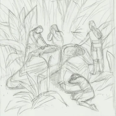%28DR_2022_025%29+Preparatory+Drawing+for+The+Curious+and+Incredible+Impossibility+of+Killing+Spirit+%28Framed%29_Full+Res+JPEG.jpg