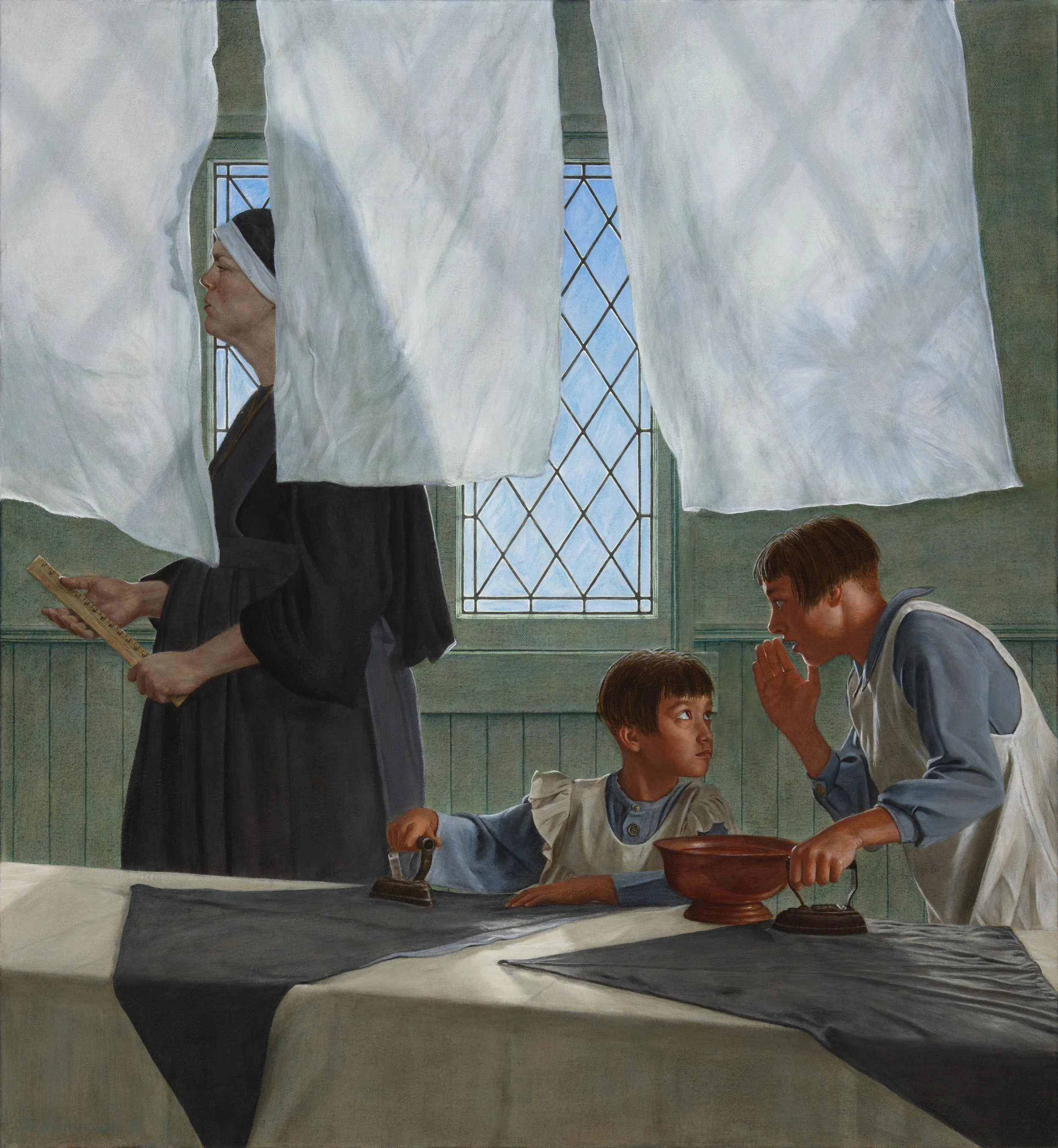 Study for kîmwêwin (Whispering)