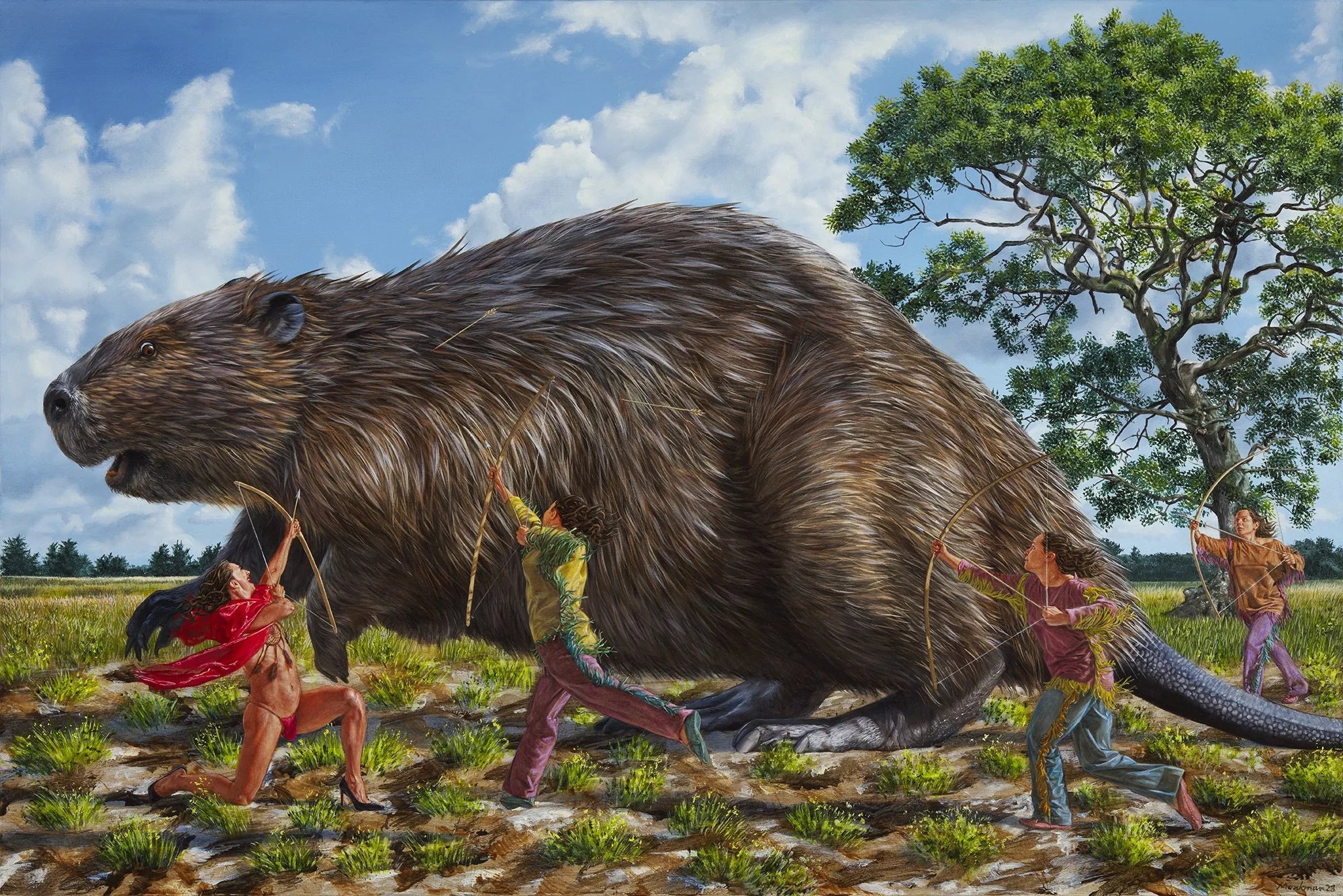 Study for Song of the Beaver Hunt