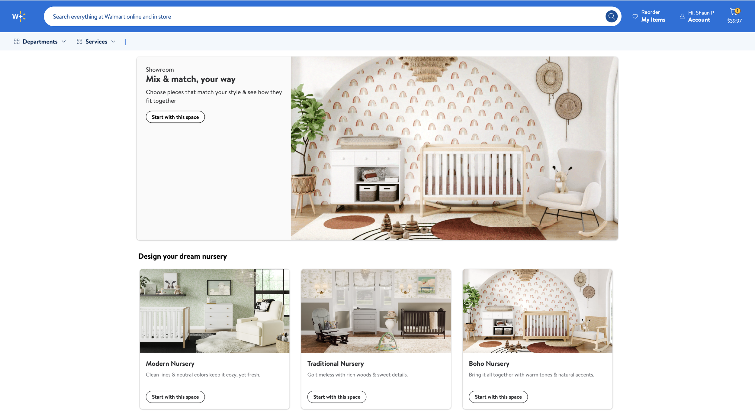 WALMART - SHOWROOM