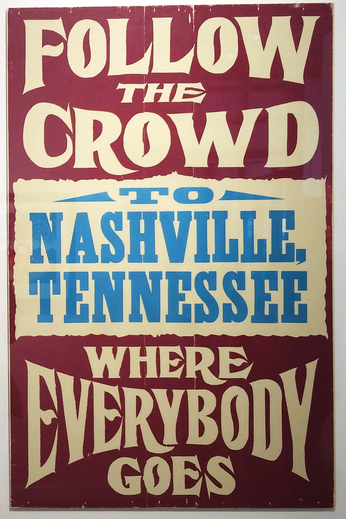 Print from the legendary Hatch Show Print Shop