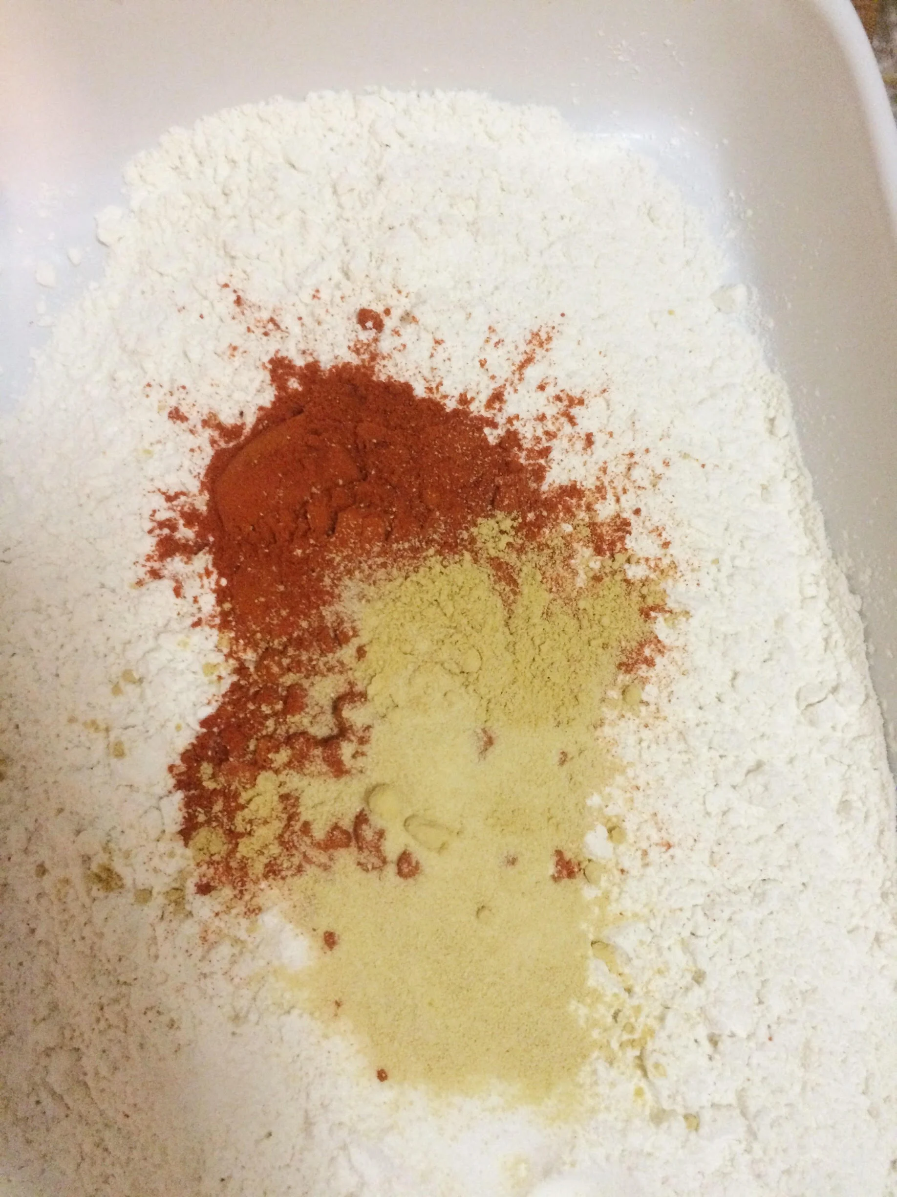 Dry dredge for Hot Chicken Nuggets