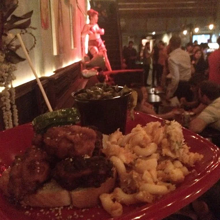 Yooeating?! Hot Chicken Hot Plate – with Varla Velour go-go dancing in the back!