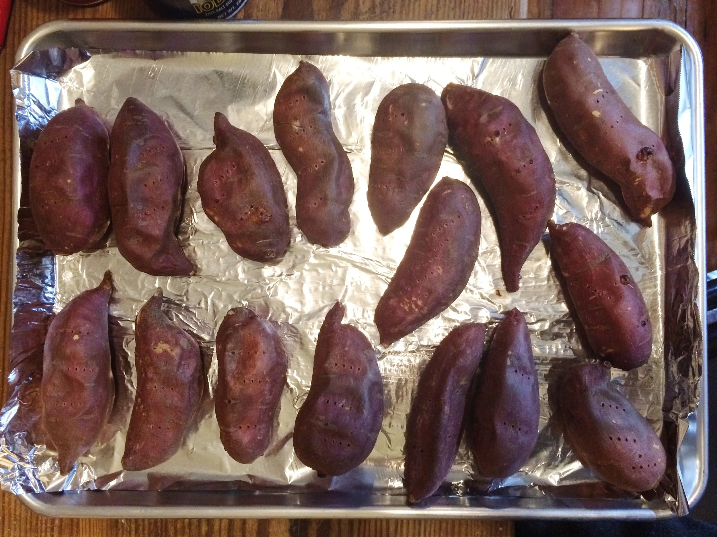 Roasted goguma (Korean sweet potatoes)