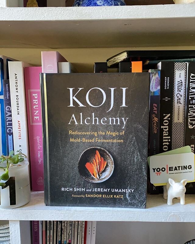 We&rsquo;re in a book! So proud to be a part of KOJI ALCHEMY &ndash; I wrote a chapter on meju with @crasstafarian while I was making this fermented Korean amino building block at home. Now, it&rsquo;s become ganjang, dwenjang, and gochujang, the thr
