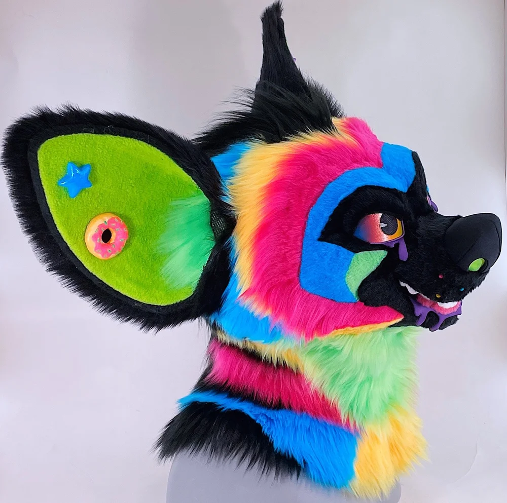 Hyena Fursuit Head - Foam Base — CityMutt
