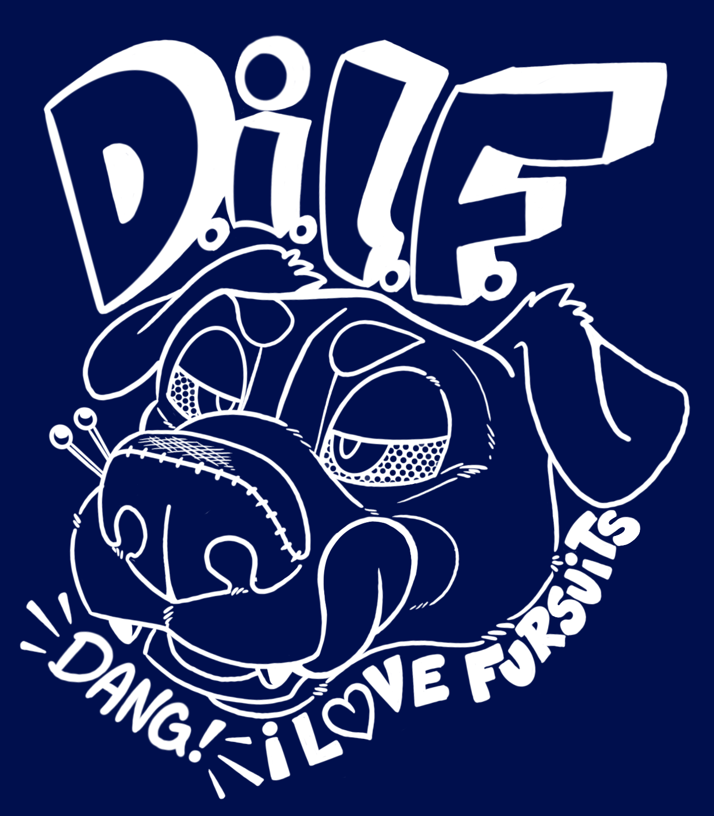 D.I.L.F. (Dang I Love Fursuits) T-shirt