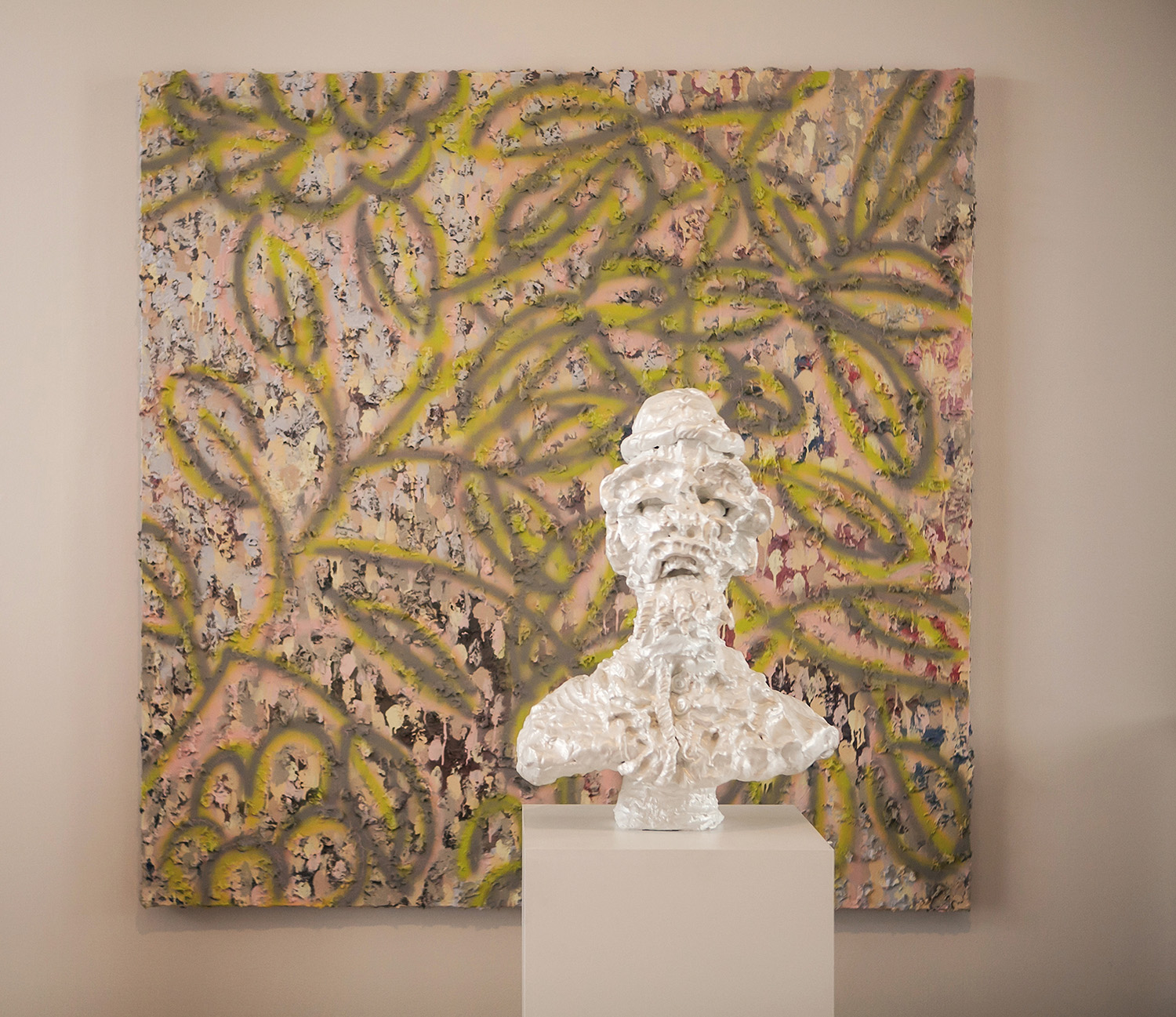   Soldier in Palace Garden , 2015; iridescent acrylic on fired ceramic with paper mache and paint on canvas; 88”H x 60”W x 38”D  Photo credit Amanda Tipton    
  
 0 
 0 
 1 
 22 
 131 
 RMCAD 
 1 
 1 
 152 
 14.0 
  
  
 
  
    
  
 Normal 
 0 
 
 