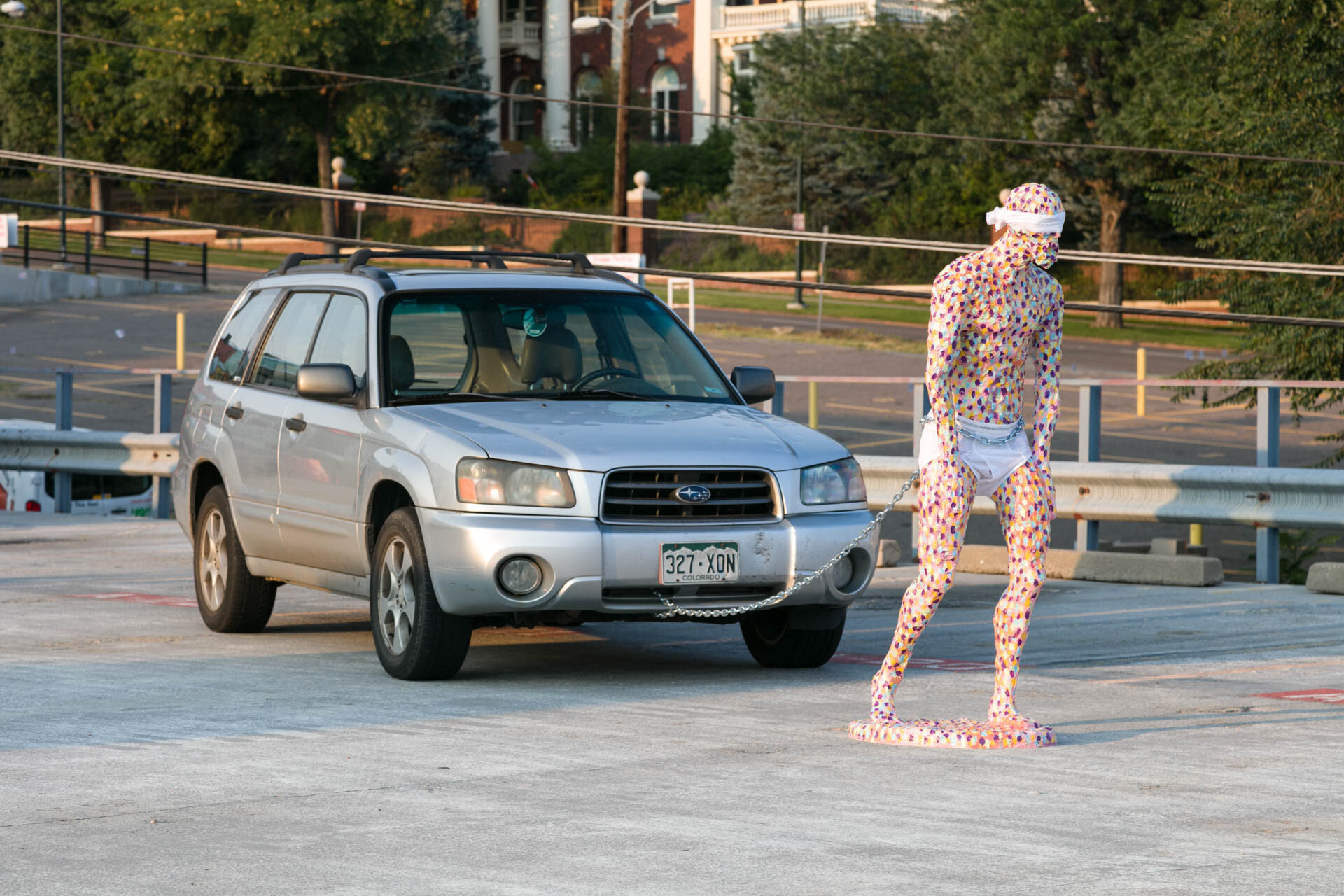  The Blind Leading The Blind, 2018, mixed media, Dimensions Variable.  Photo by Wes Magyar 