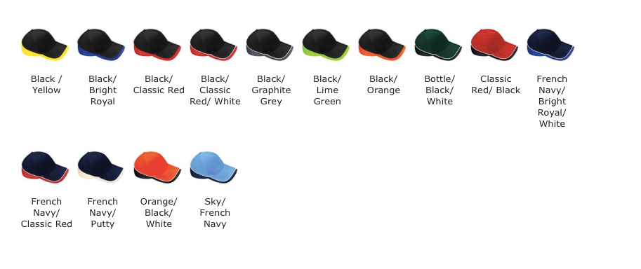 Beechfield Teamwear Competition Cap 