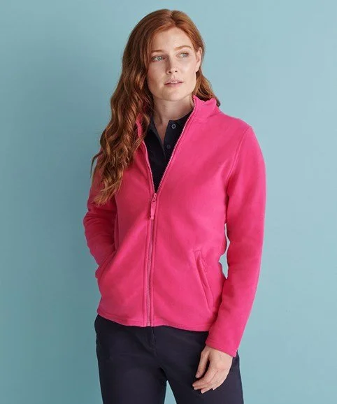 Zip Fleece Micro Fleece Jackets Ladies Premier Ladies Recyclight