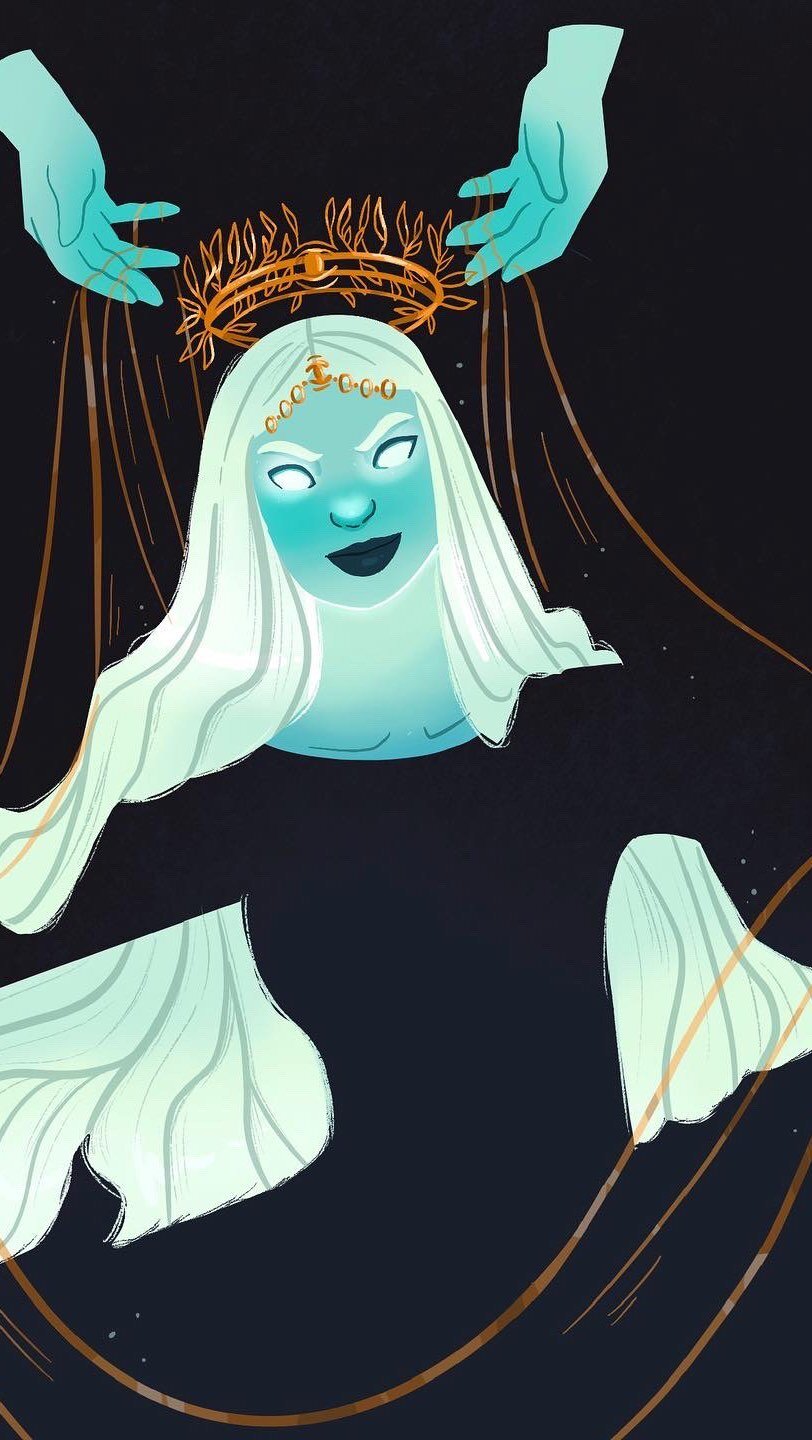 Spooky Ghost queen redraw reel. From original concept to the new version. Which one do you prefer?
#process #artprocess #artprocessvideo #cursedrelics #cursedrelics2021 #procreateart #procreate #digitalart #digitalillustration #digitalartist #posca