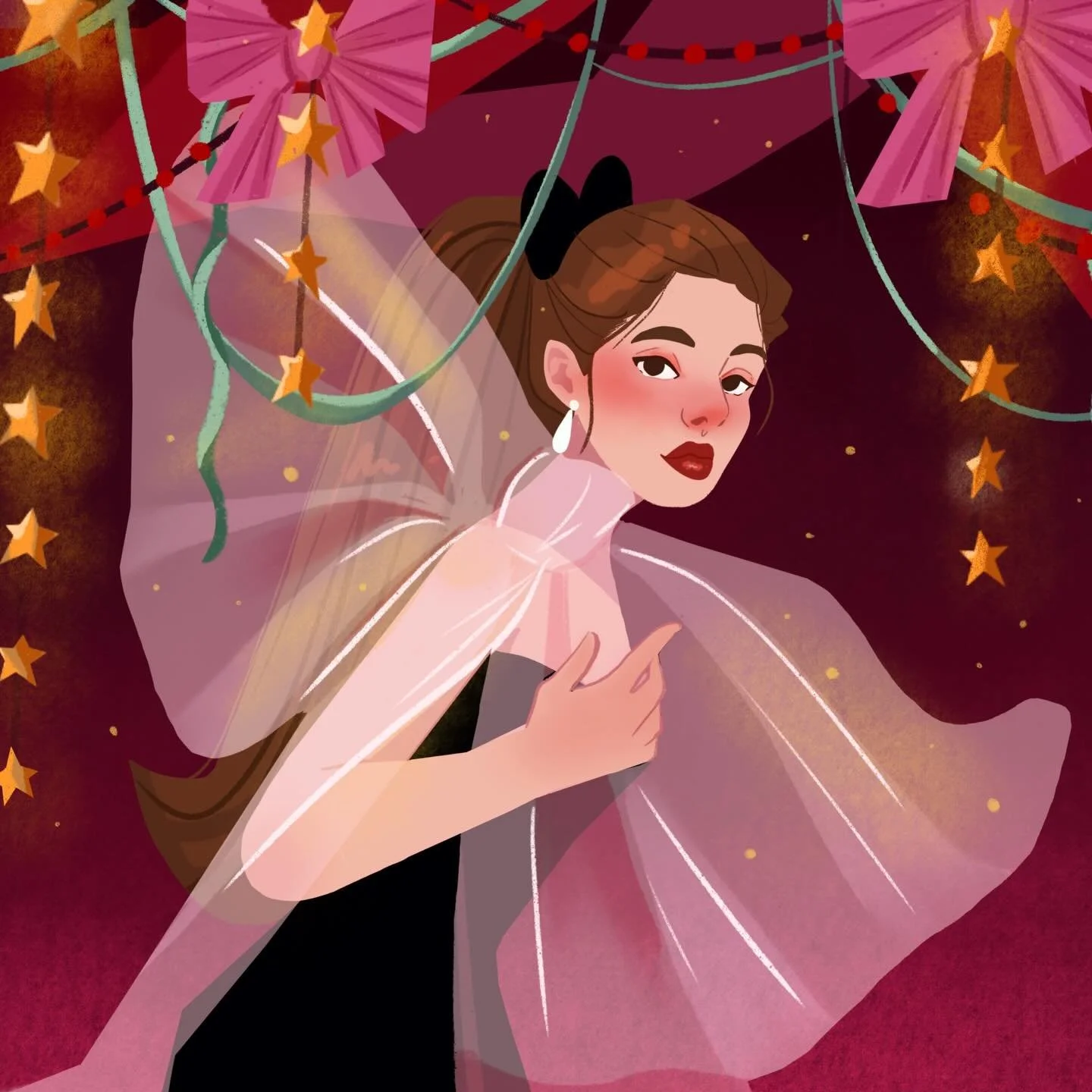 Happy New Year! 🎊 Ending the year strong participating in @pernilleoerum #holidaypernille25 Draw this in your style challenge! ✨ Thank you all for your support despite me being slower than previous years I notice every comment and like 💗💗 

#dtiys